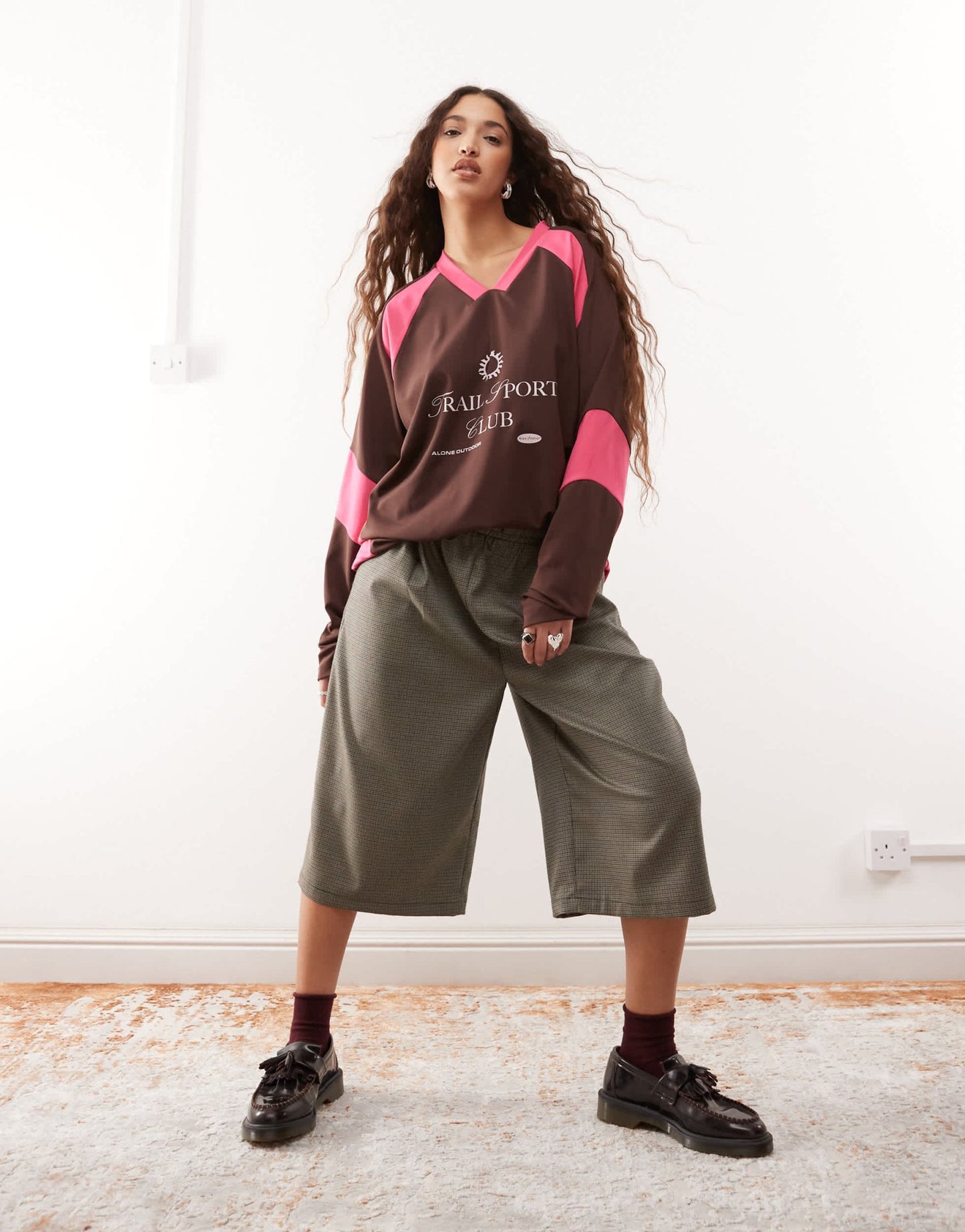 COLLUSION oversized football t-shirt - ASOS Sample Sale