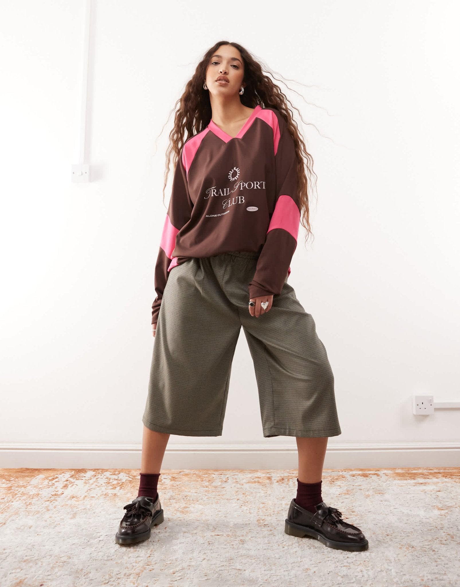 COLLUSION oversized football t-shirt - ASOS Sample Sale