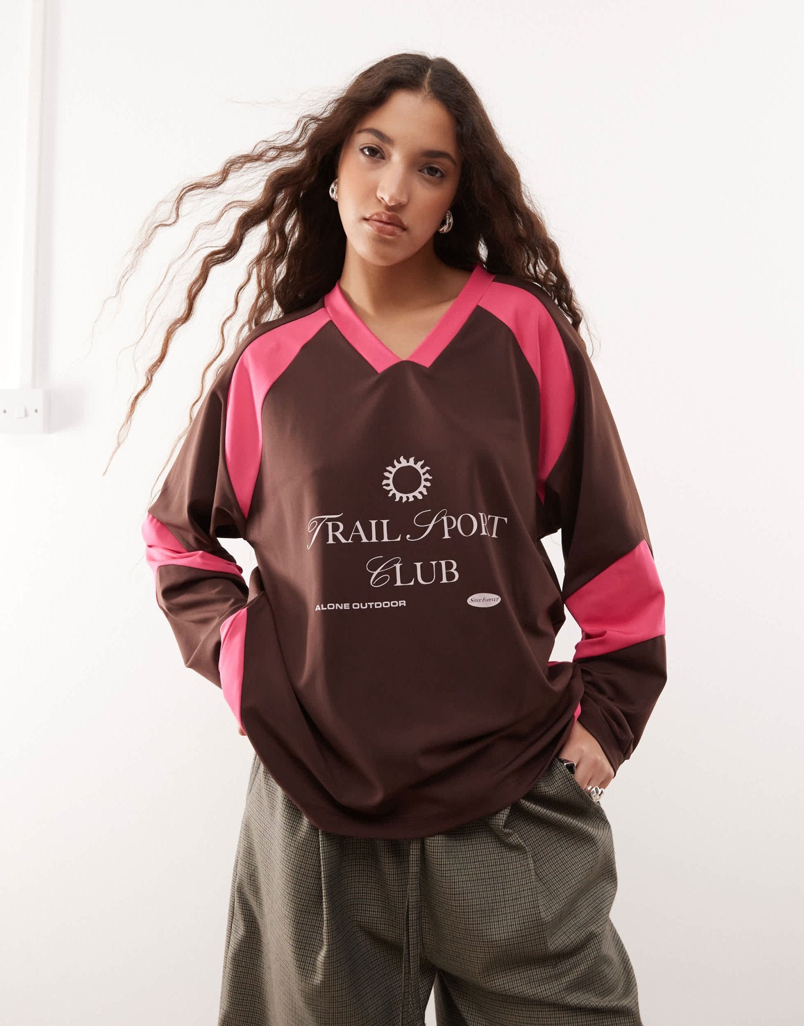 COLLUSION oversized football t-shirt - ASOS Sample Sale