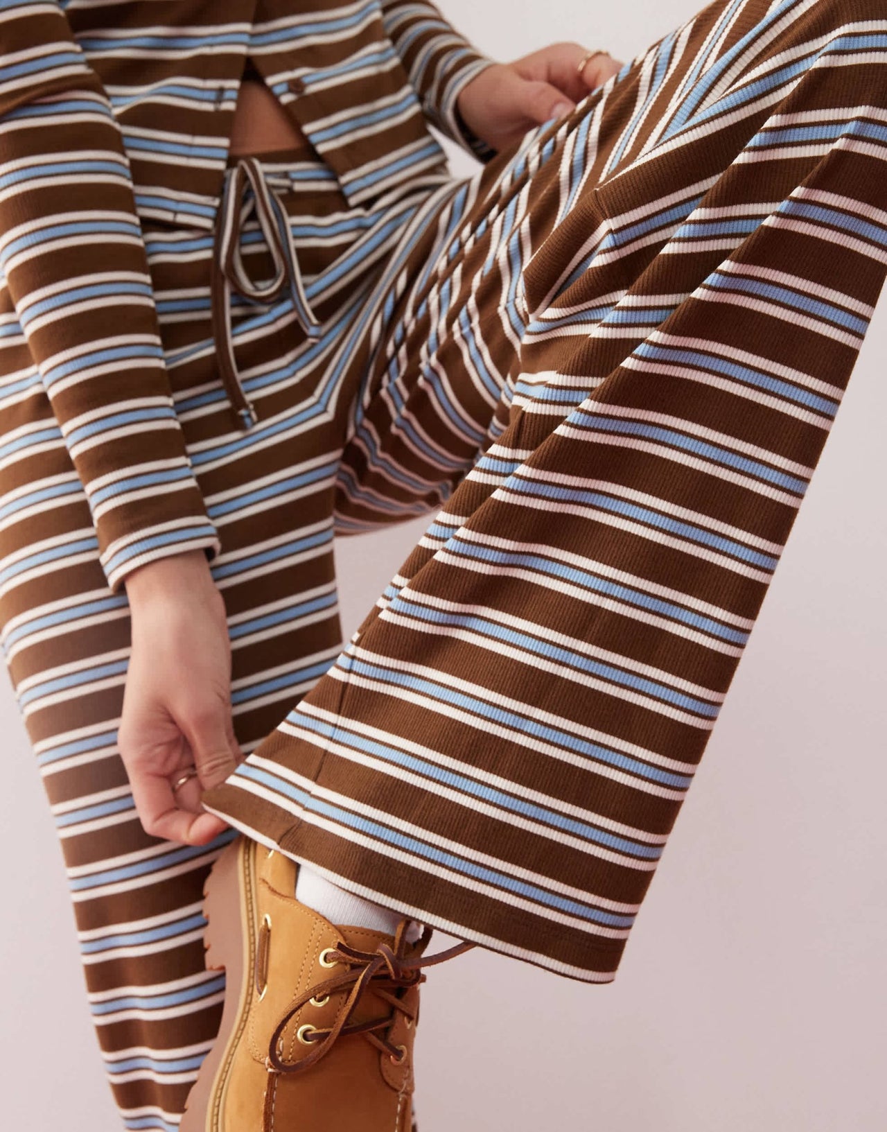 COLLUSION relaxed rib stripe trouser - ASOS Sample Sale