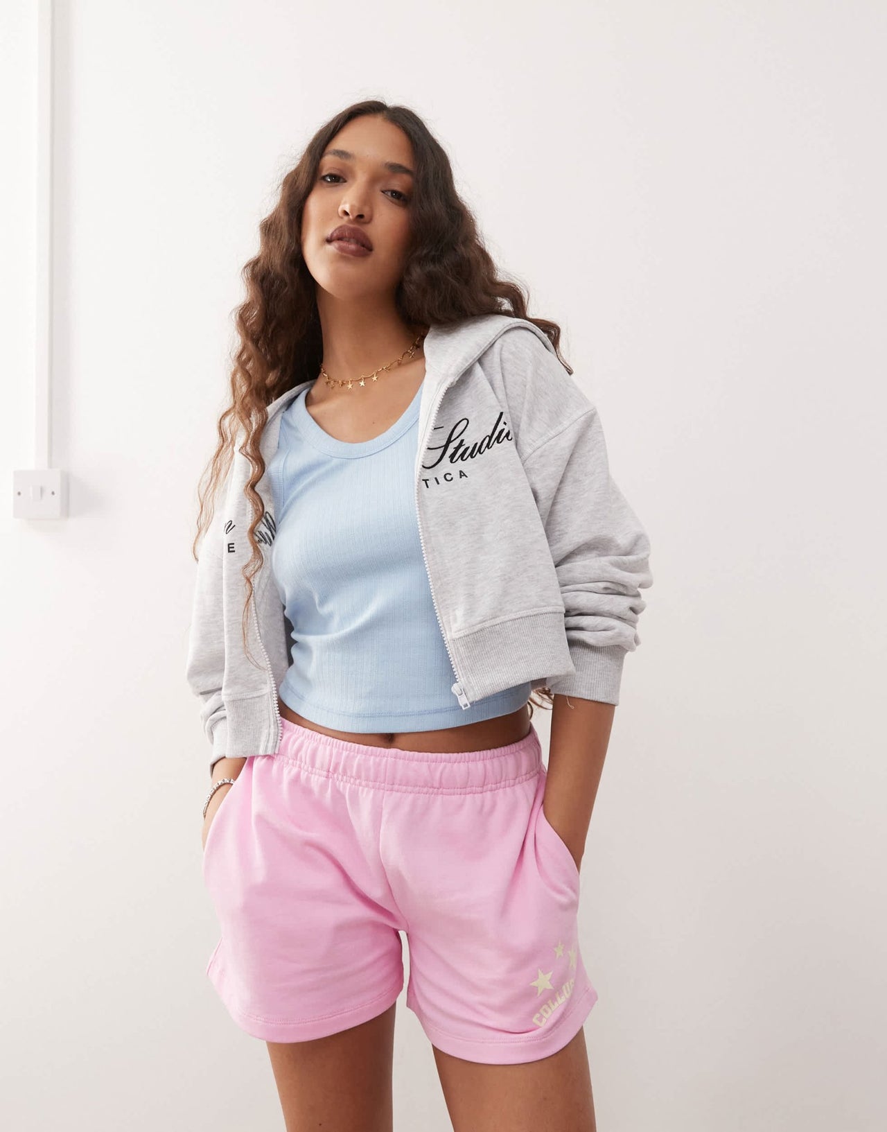 COLLUSION shorts in bubblegum pink - ASOS Sample Sale