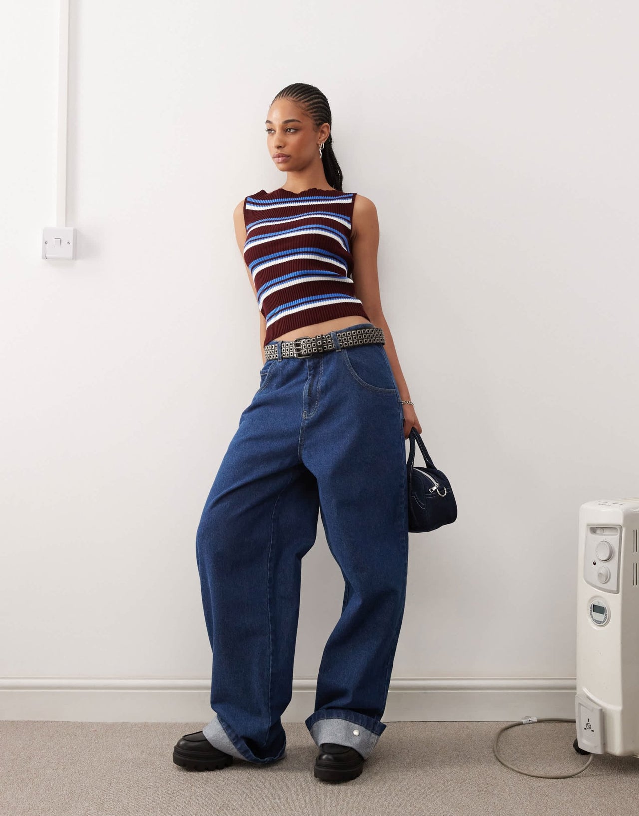 COLLUSION striped tank in multi - ASOS Sample Sale