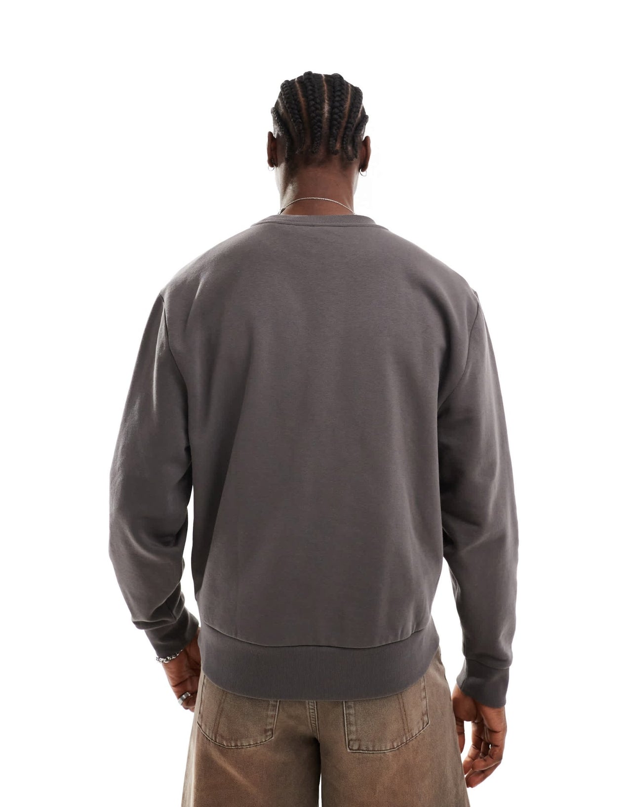 COLLUSION sweatshirt in charcoal - ASOS Sample Sale