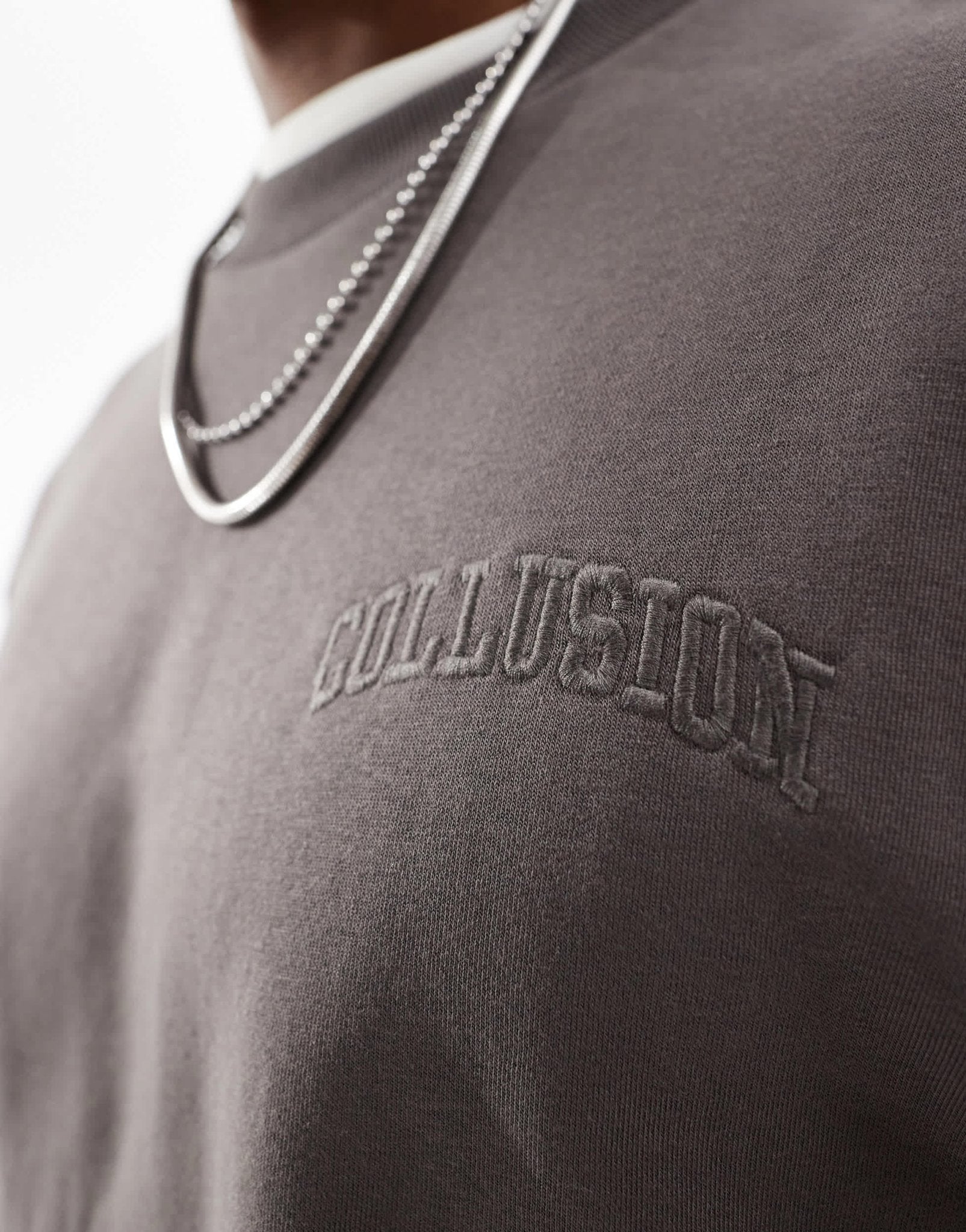 COLLUSION sweatshirt in charcoal - ASOS Sample Sale