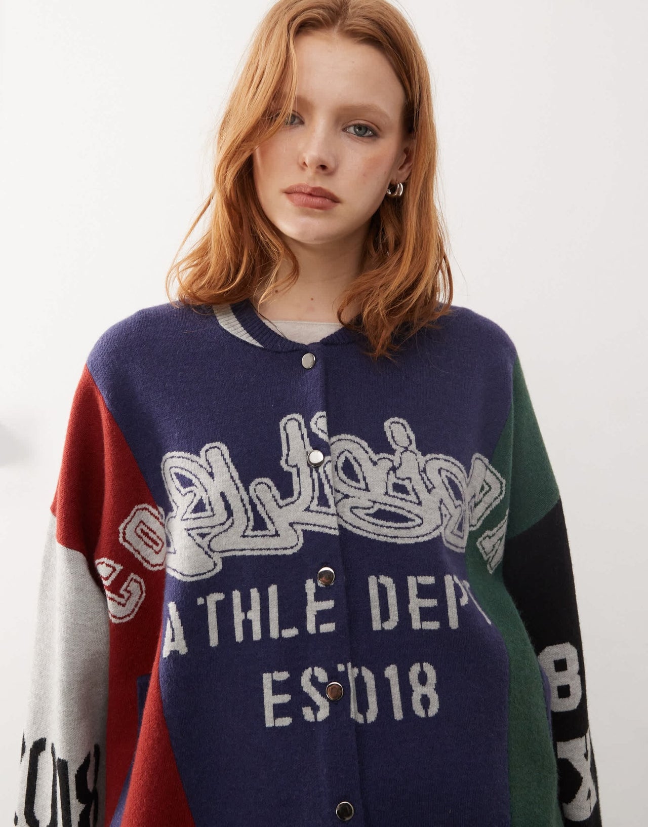 COLLUSION Unisex spliced bomber in navy - ASOS Sample Sale