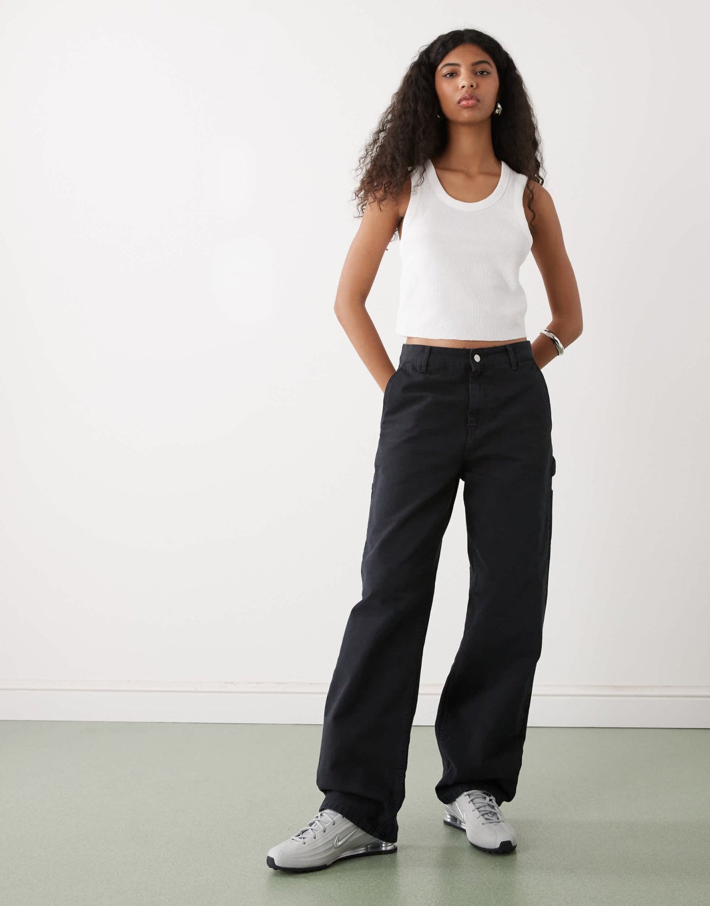 COLLUSION waffle vest in white - ASOS Sample Sale