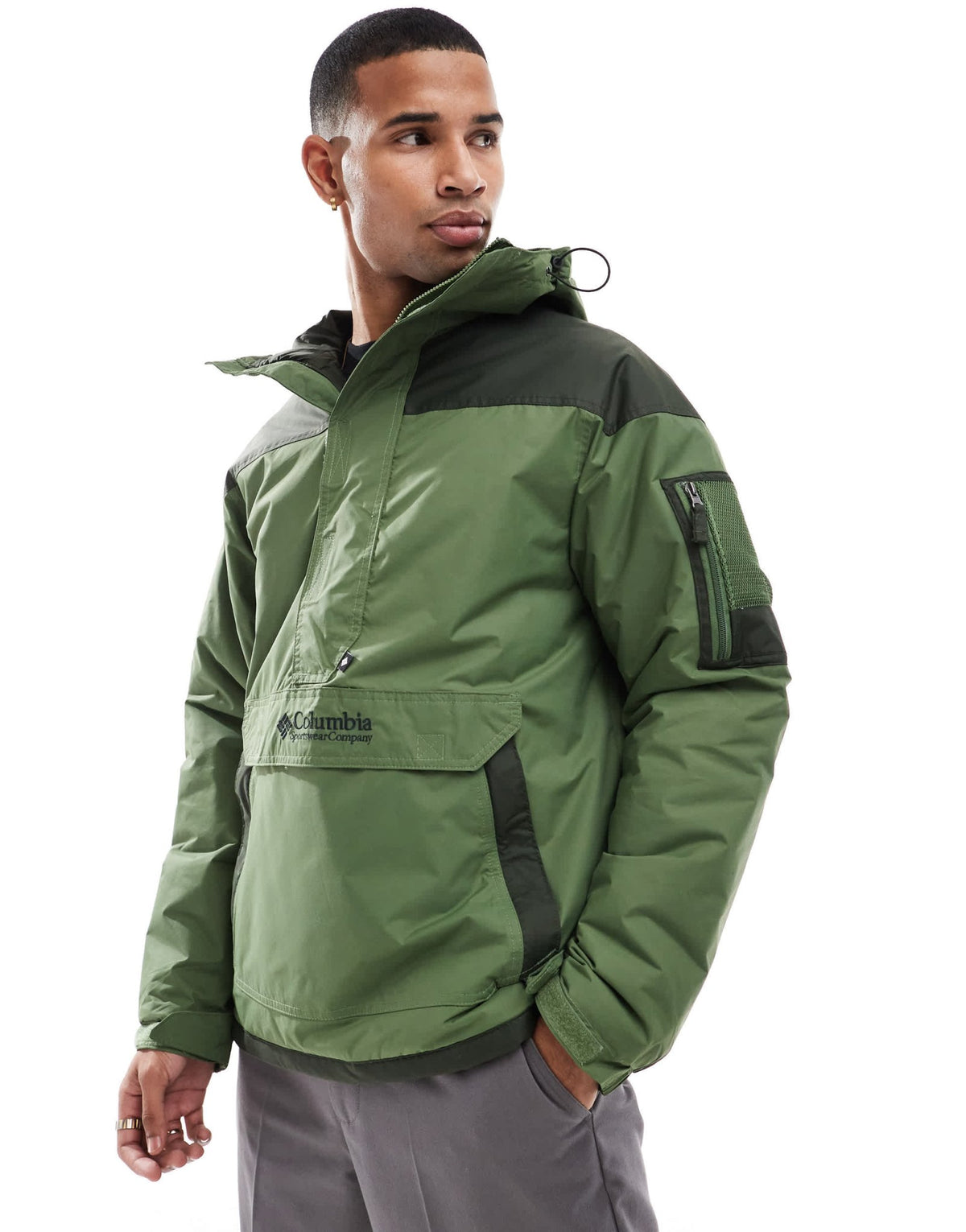Columbia Challenger insulated pullover in green - ASOS Sample Sale
