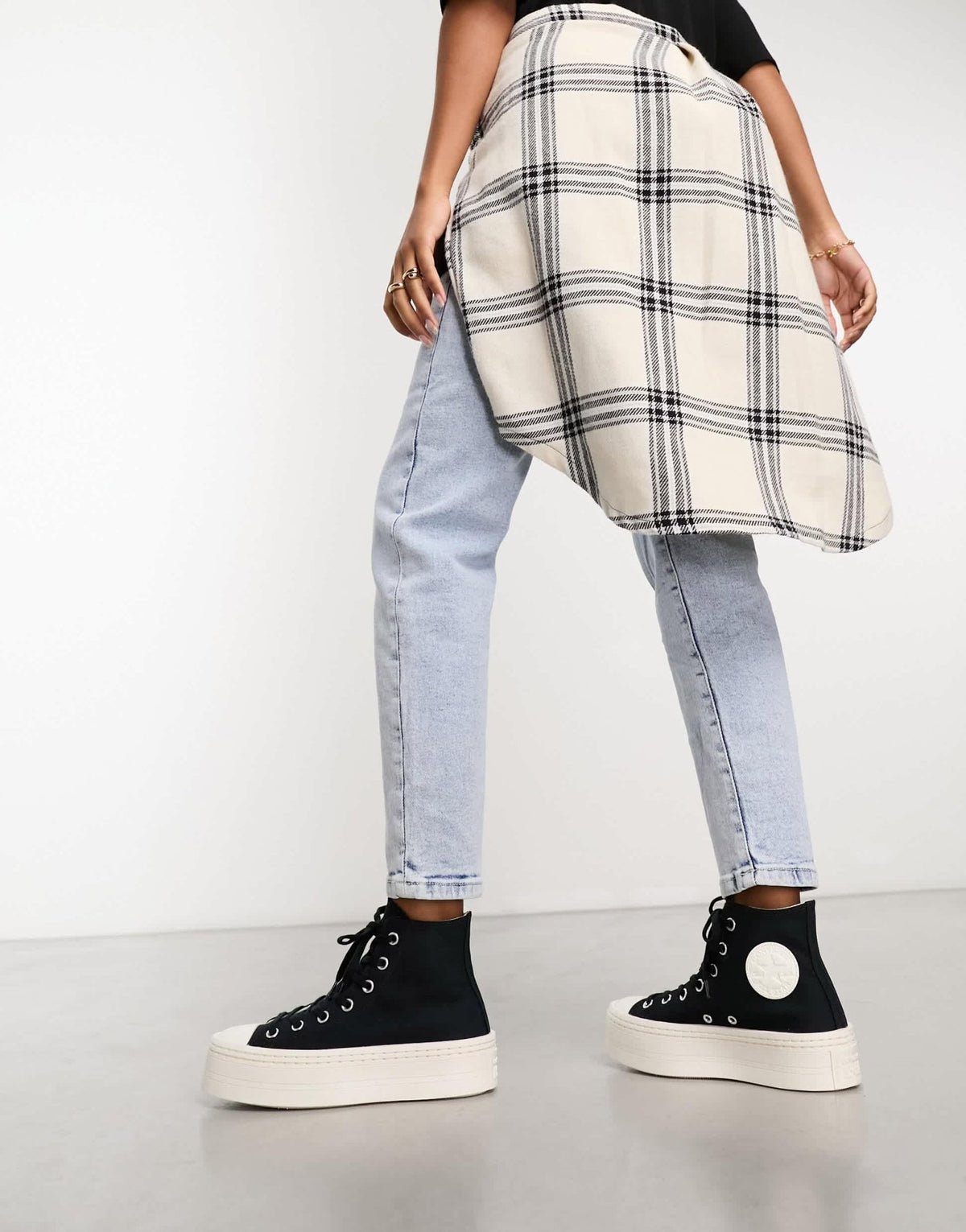 Converse Chuck Taylor All Star Modern Lift Hi trainers in black - ASOS Sample Sale