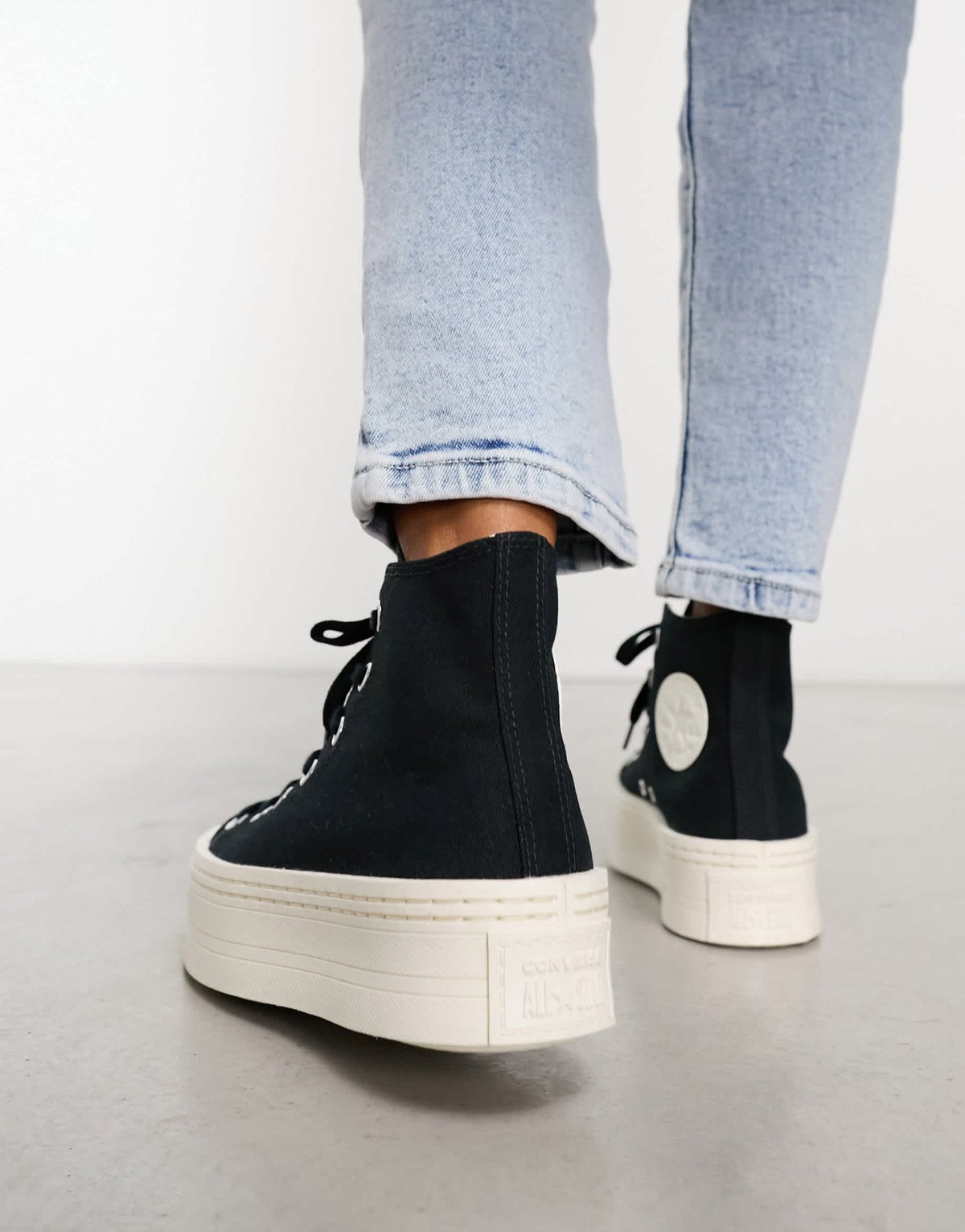 Converse Chuck Taylor All Star Modern Lift Hi trainers in black - ASOS Sample Sale