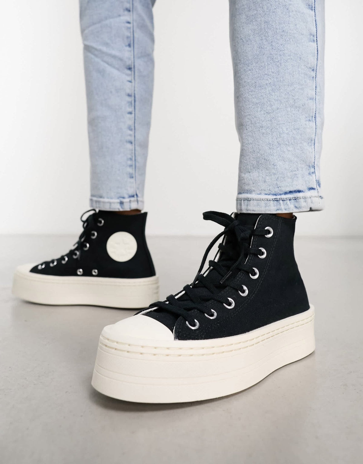 Converse Chuck Taylor All Star Modern Lift Hi trainers in black - ASOS Sample Sale