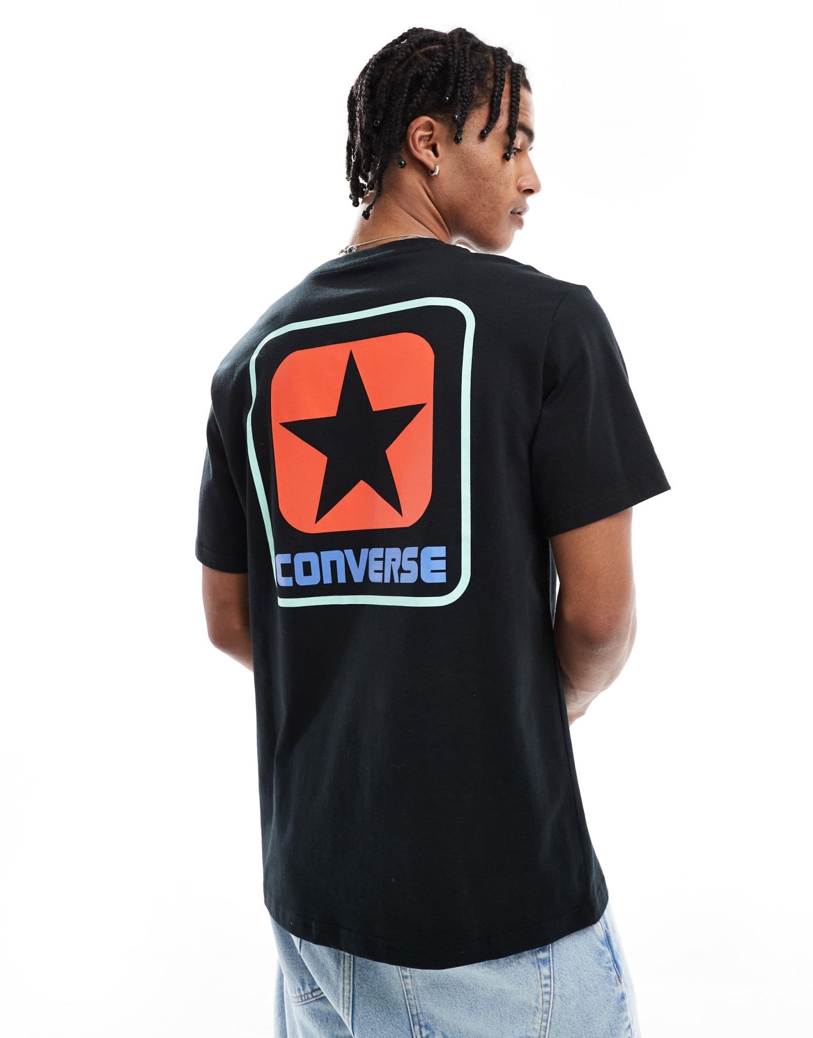 Converse side logo t-shirt in black - ASOS Sample Sale