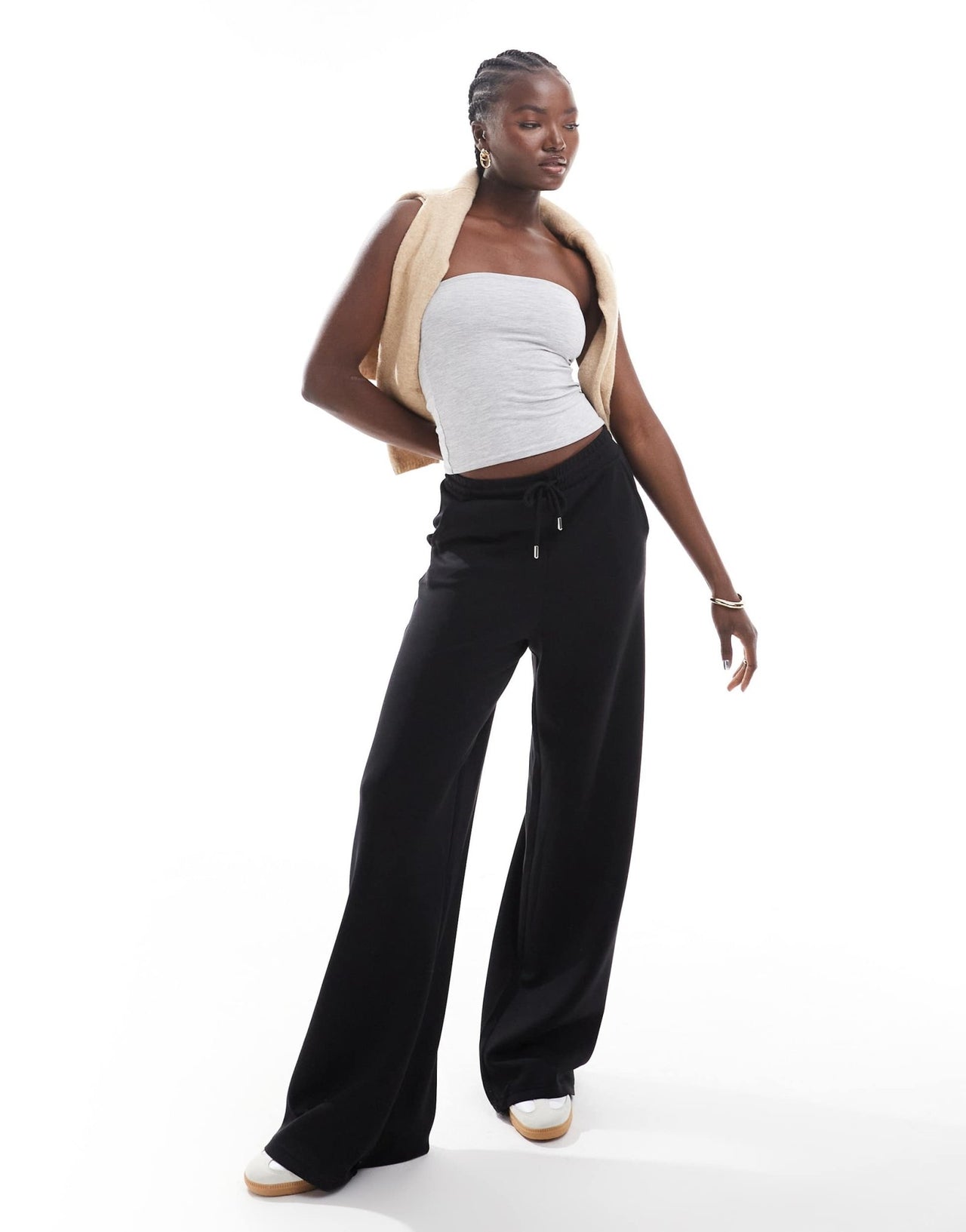 Cotton On all day bandaeu tube top in grey - ASOS Sample Sale