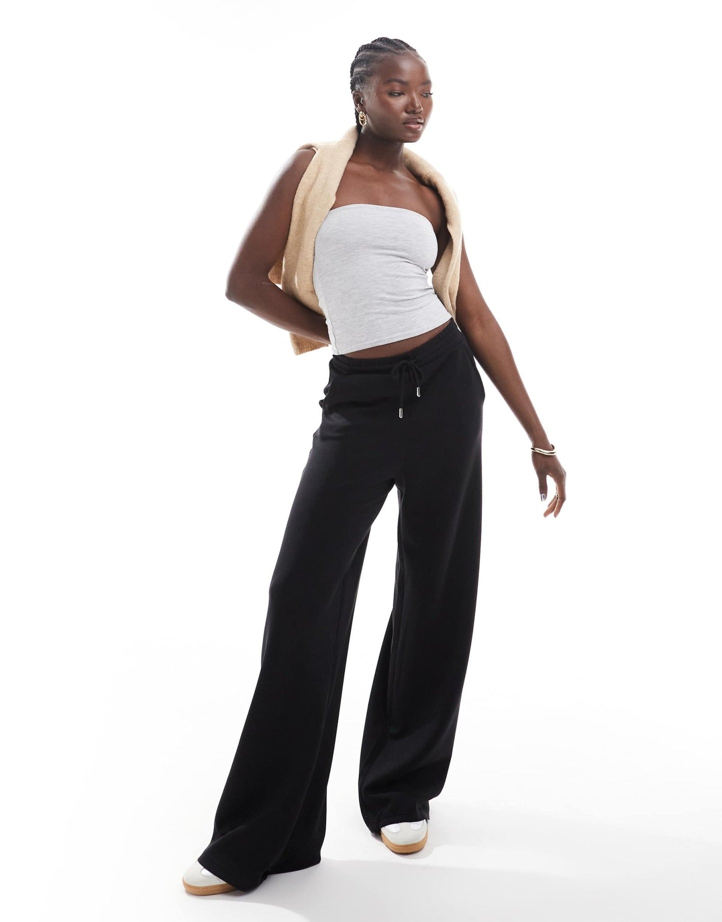 Cotton On all day bandaeu tube top in grey - ASOS Sample Sale