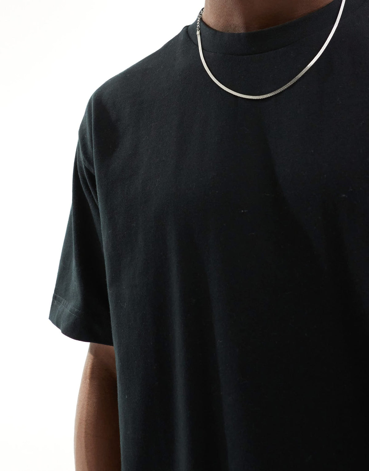 Cotton On box fit plain t-shirt in black - ASOS Sample Sale