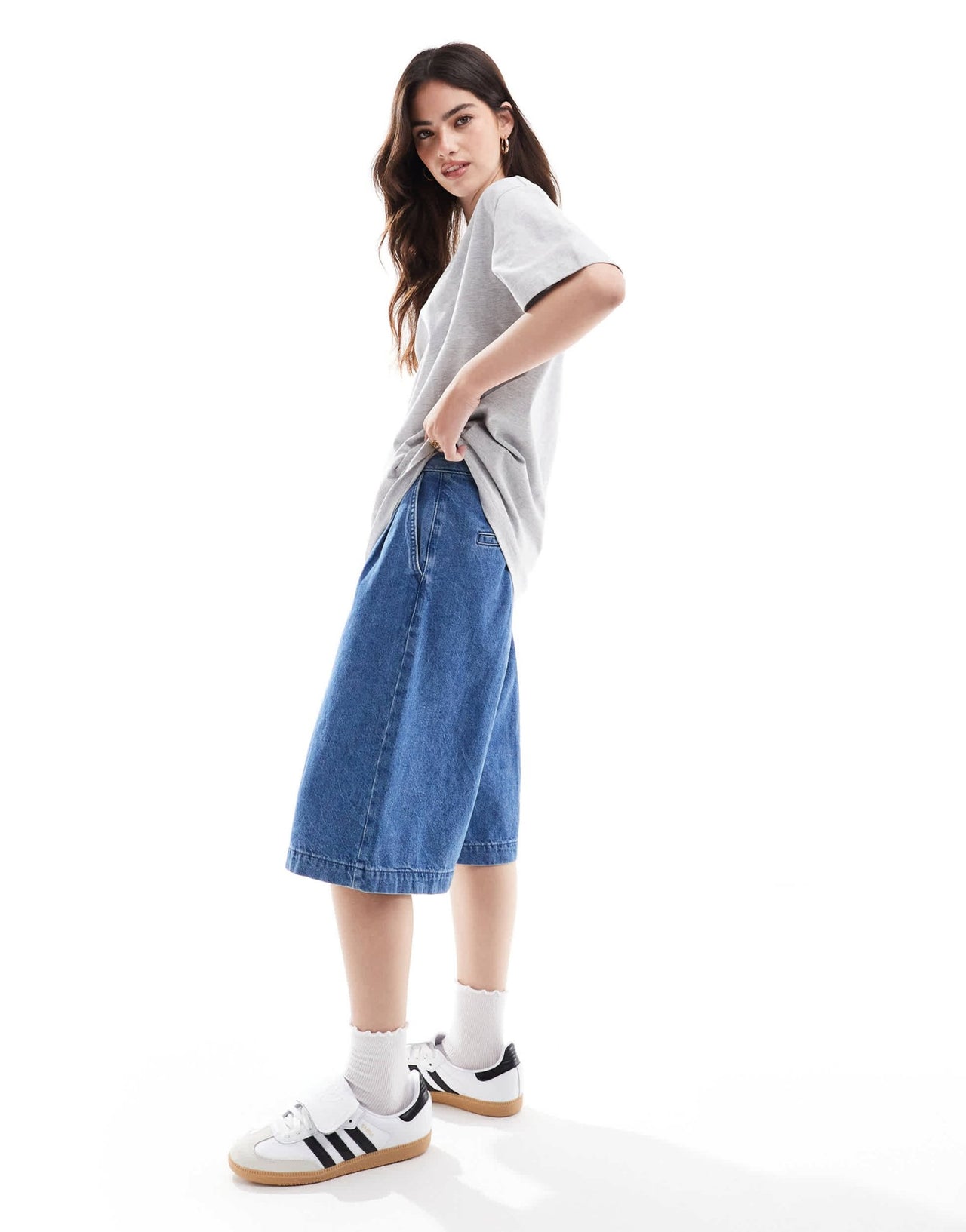 Cotton On boxy oversized t-shirt in grey - ASOS Sample Sale
