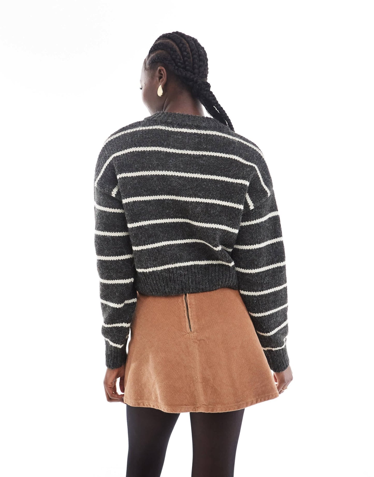 Cotton On cord a-line mini skirt in woodland brown - ASOS Sample Sale