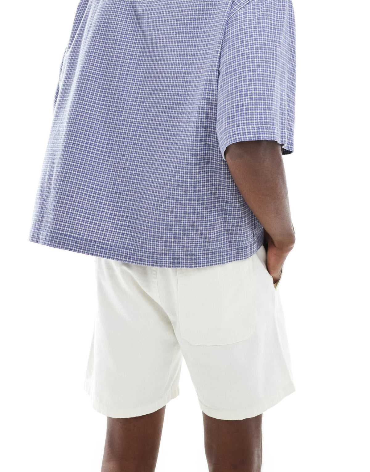Cotton On easy short in white texture - ASOS Sample Sale