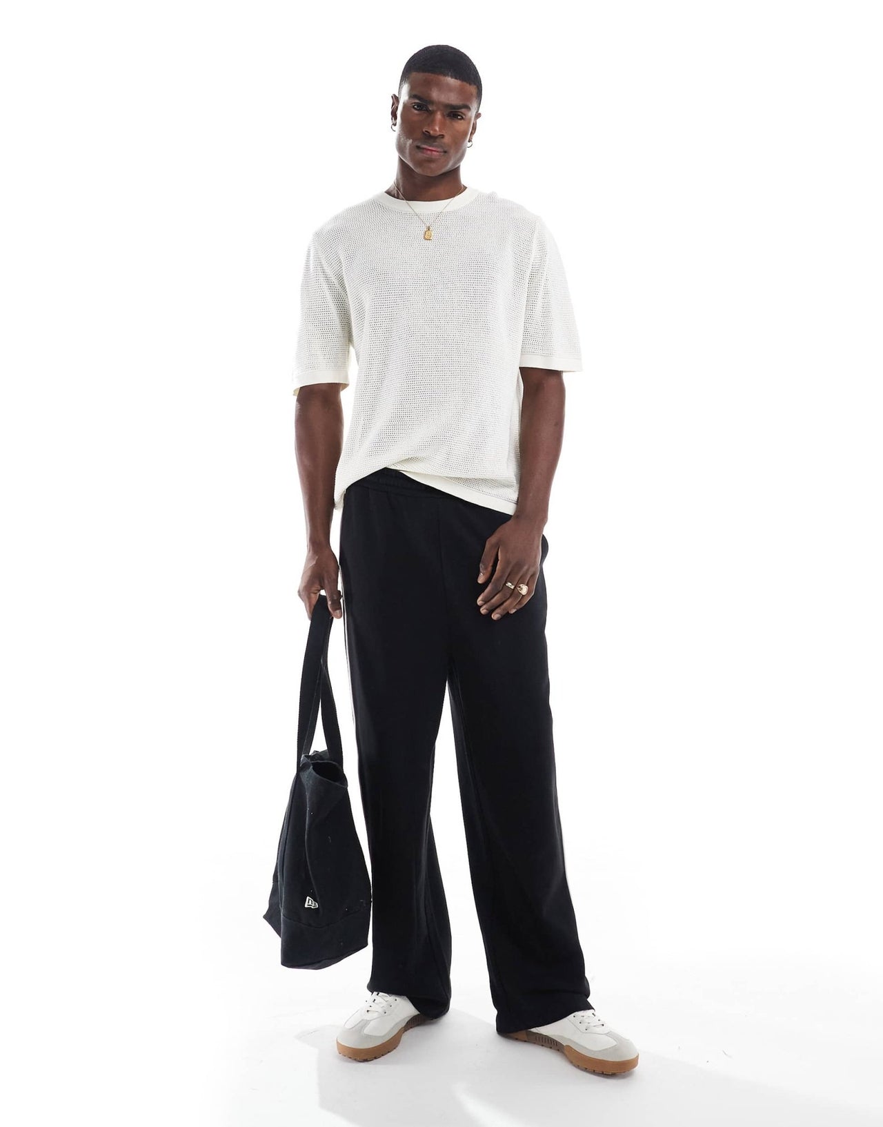 Cotton On knitted t-shirt in off white - ASOS Sample Sale