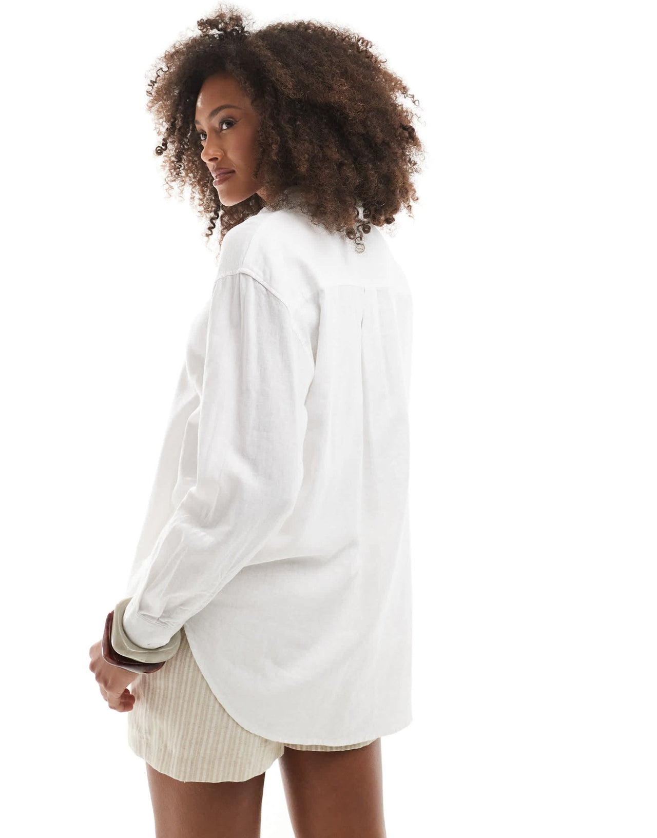 Cotton On long sleeve shirt in white - ASOS Sample Sale