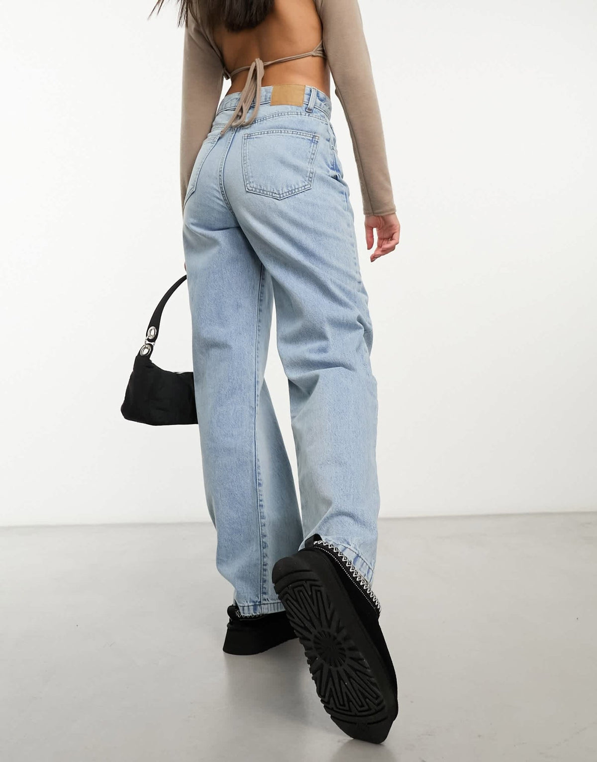 Cotton On loose straight leg jeans in vintage washed blue - ASOS Sample Sale