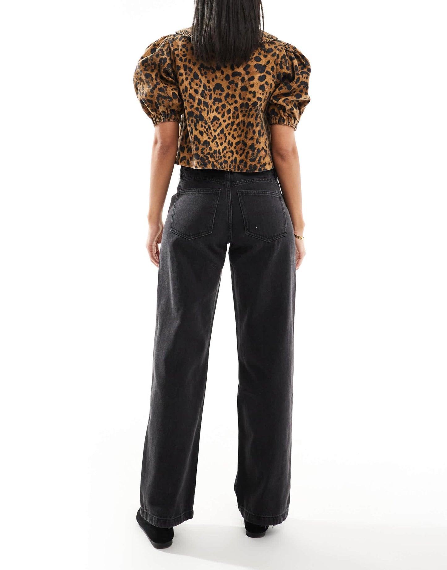 Cotton On low rise straight leg jean in graphite black - ASOS Sample Sale