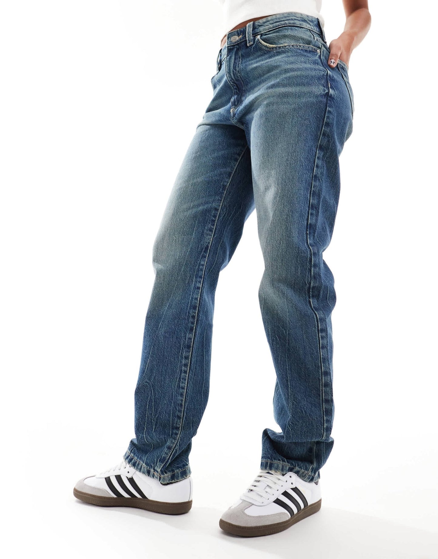 Cotton on original straight jean in blue dusk denim - ASOS Sample Sale