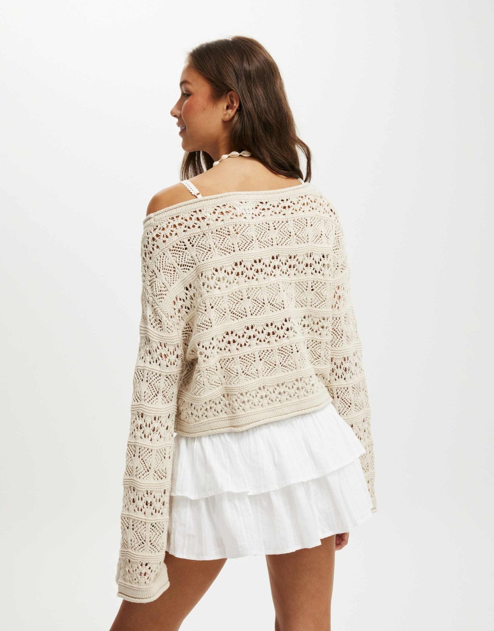 Cotton On pullover jumper in porcelain - ASOS Sample Sale
