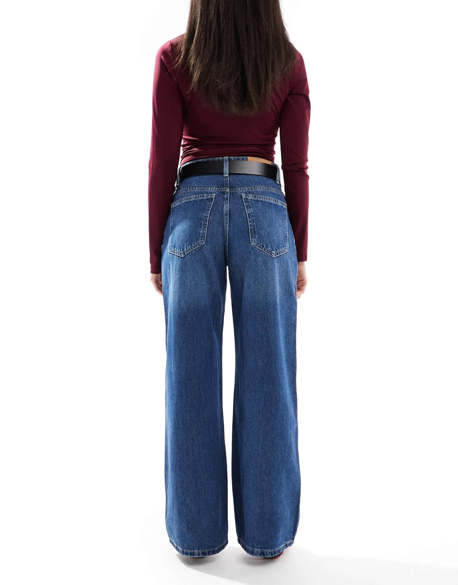 Cotton On relaxed wide leg jean in pure blue - ASOS Sample Sale