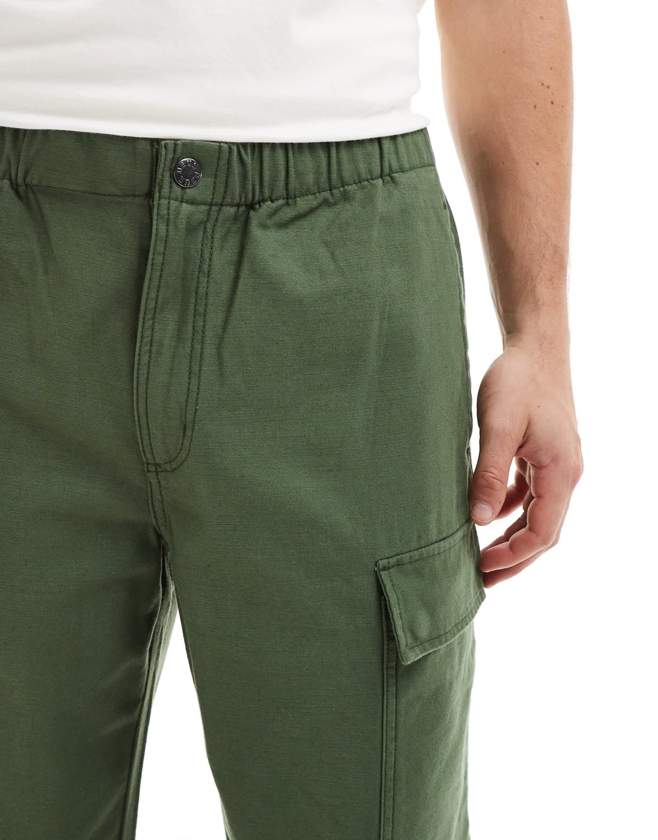 Deus Ex Machina legion surf pants in pine - ASOS Sample Sale