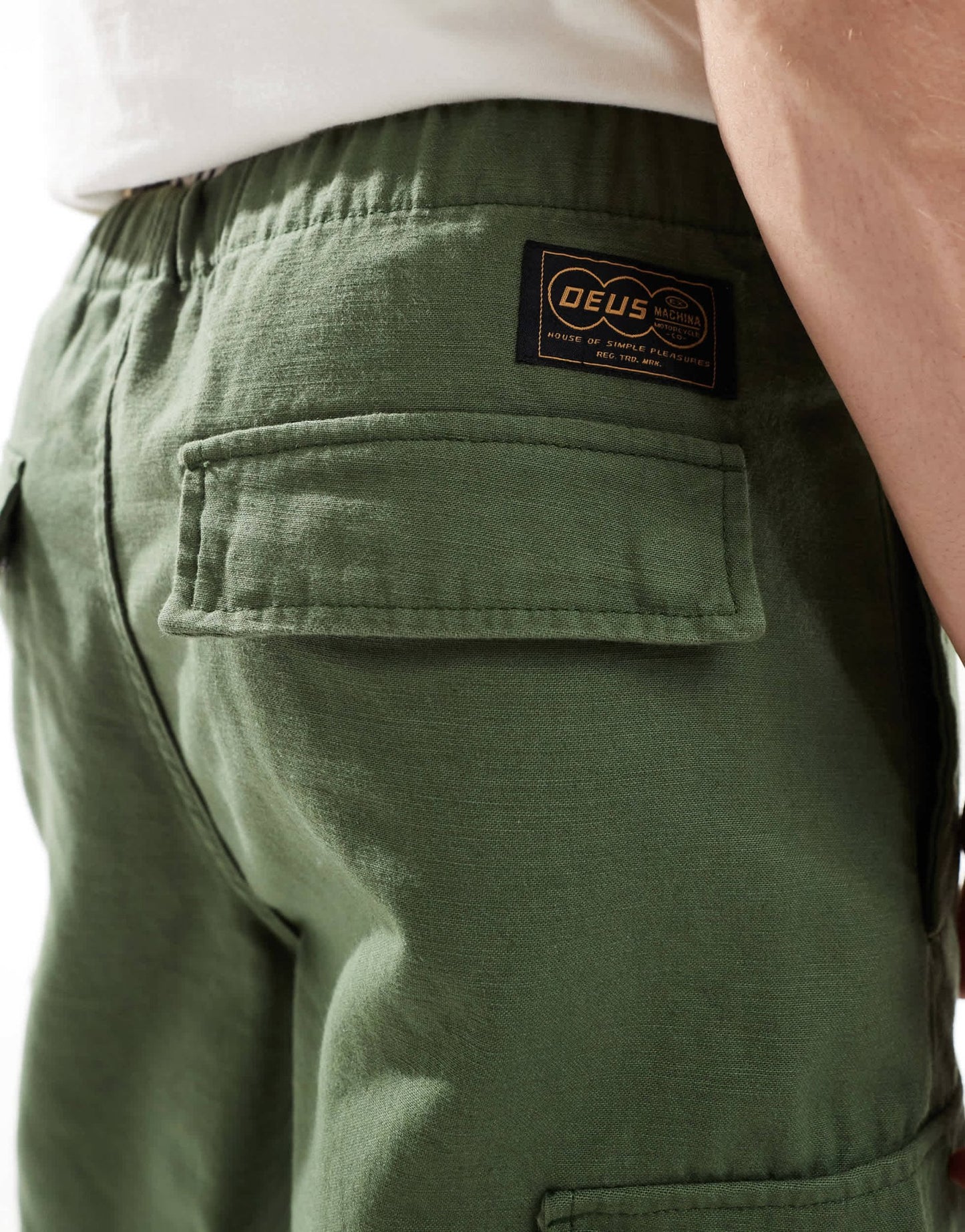 Deus Ex Machina legion surf pants in pine - ASOS Sample Sale