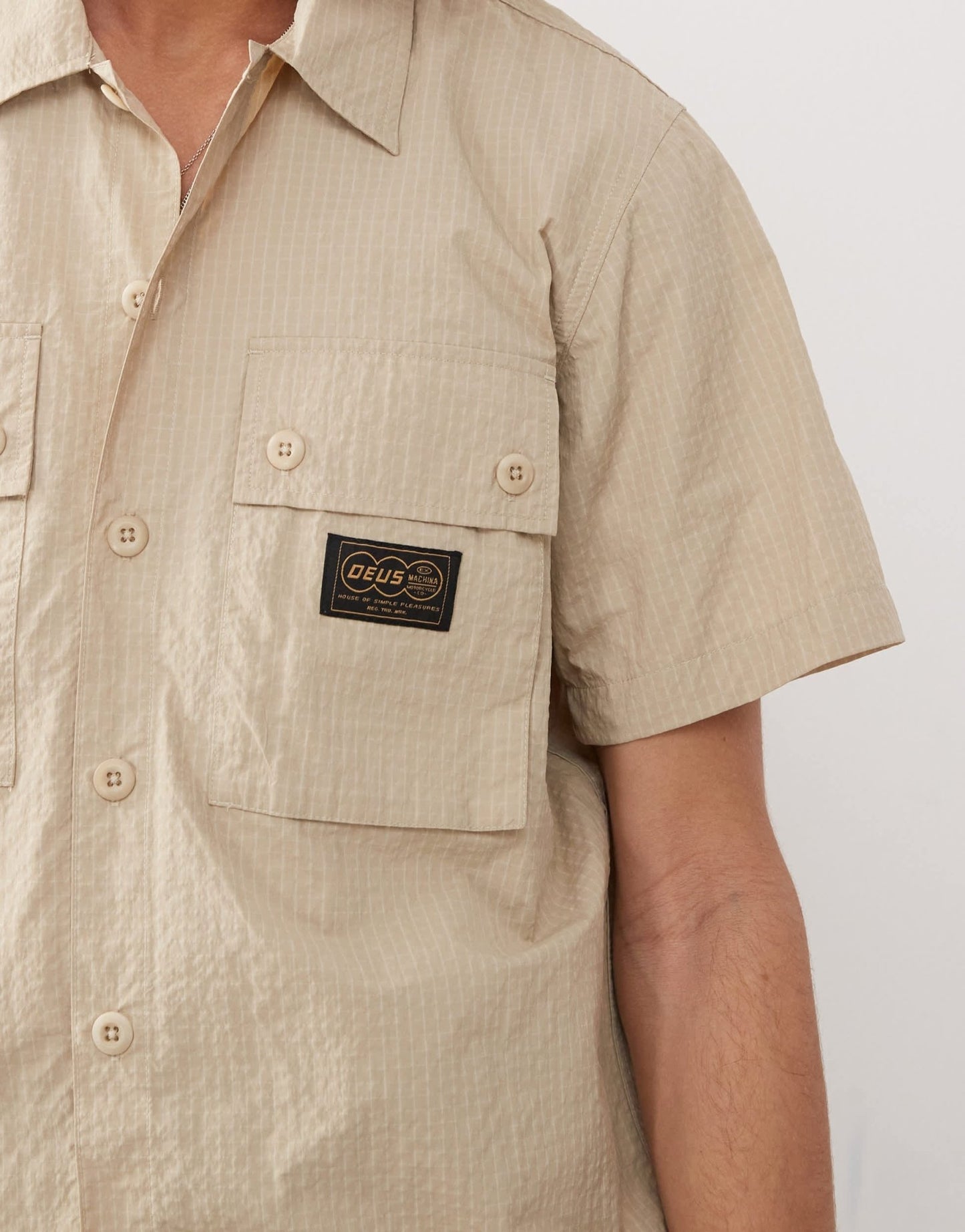 Deus Ex Machina Nile Fatigue Shirt - ASOS Sample Sale
