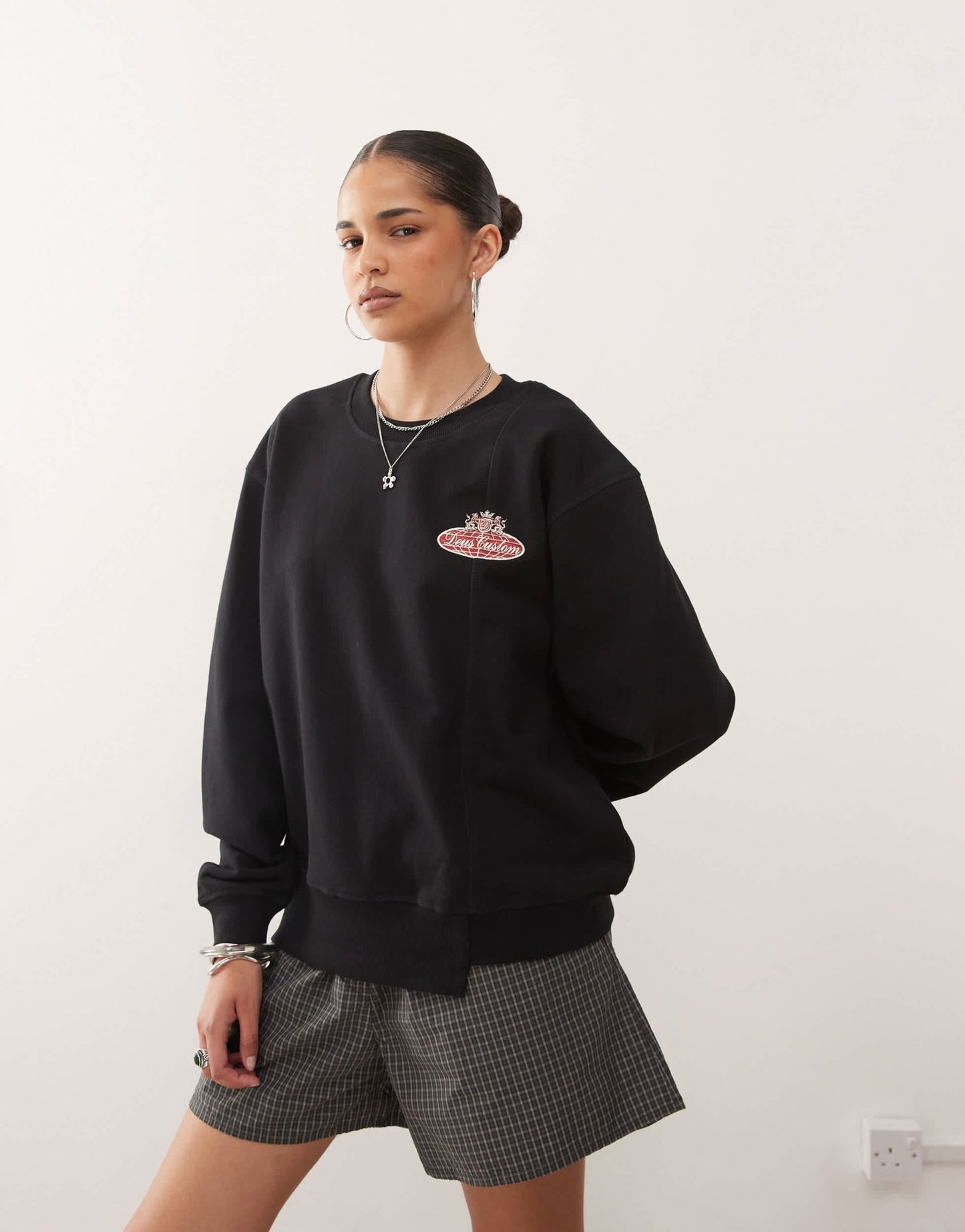 Deus Ex Machina singer sweatshirt in black - ASOS Sample Sale