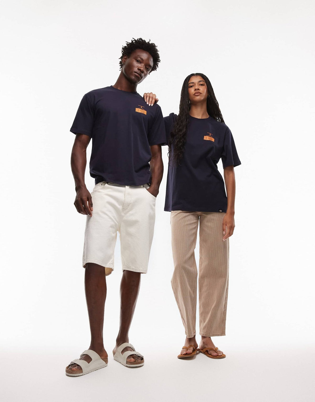 Dickies apison graphic back print t-shirt in dark navy - ASOS Sample Sale