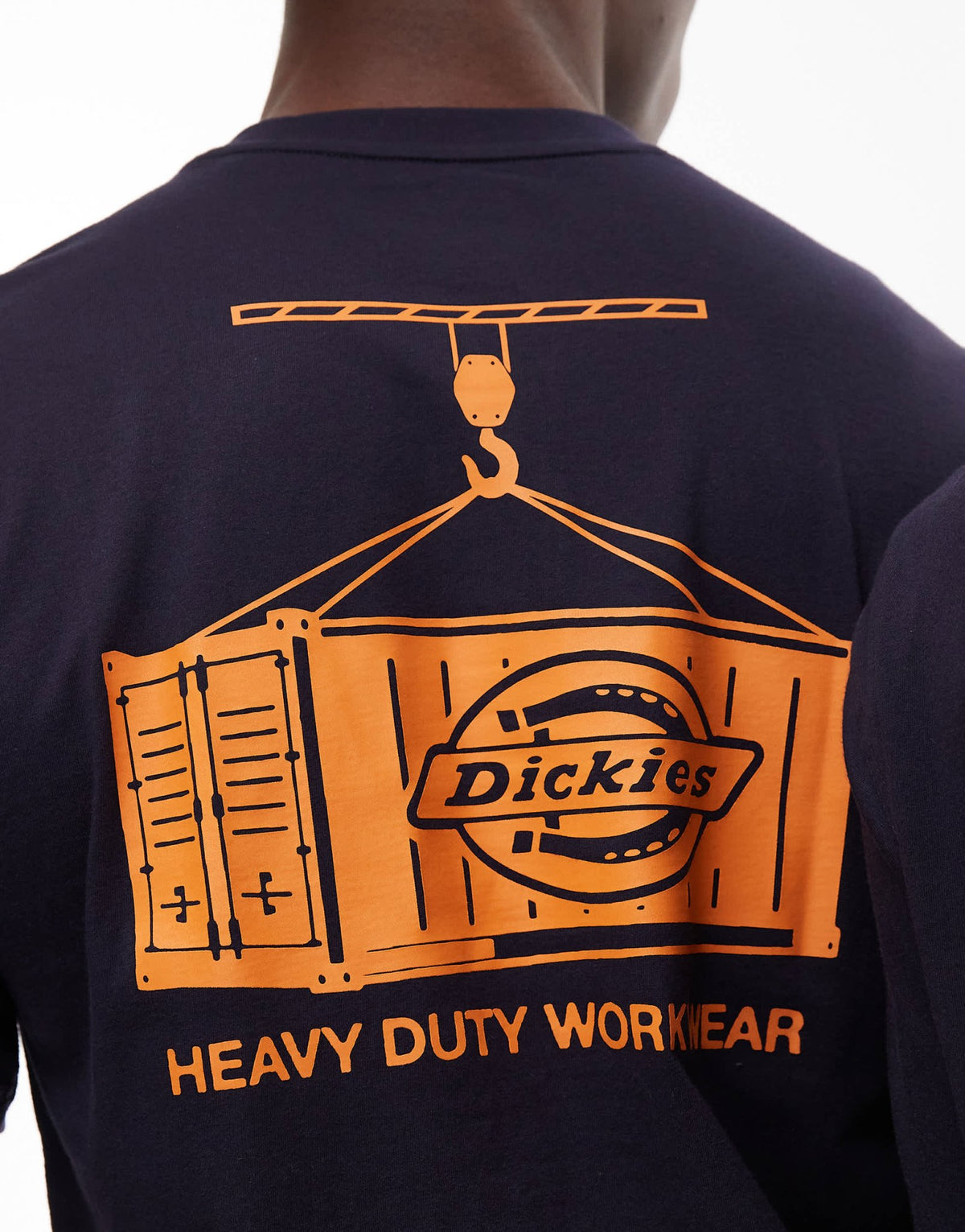 Dickies apison graphic back print t-shirt in dark navy - ASOS Sample Sale