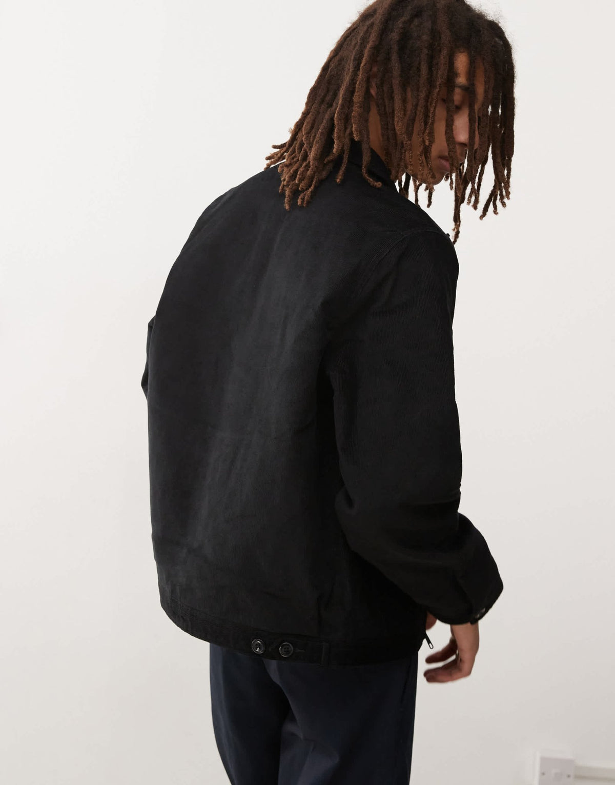 Dickies cord eisenhower jacket in black - ASOS Sample Sale