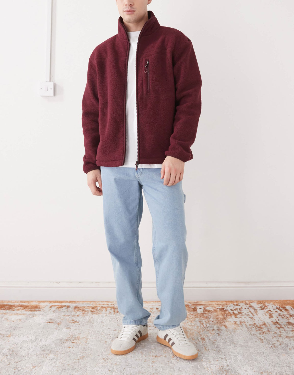 Dickies garyville relaxed straight fit denim jeans in light blue - ASOS Sample Sale