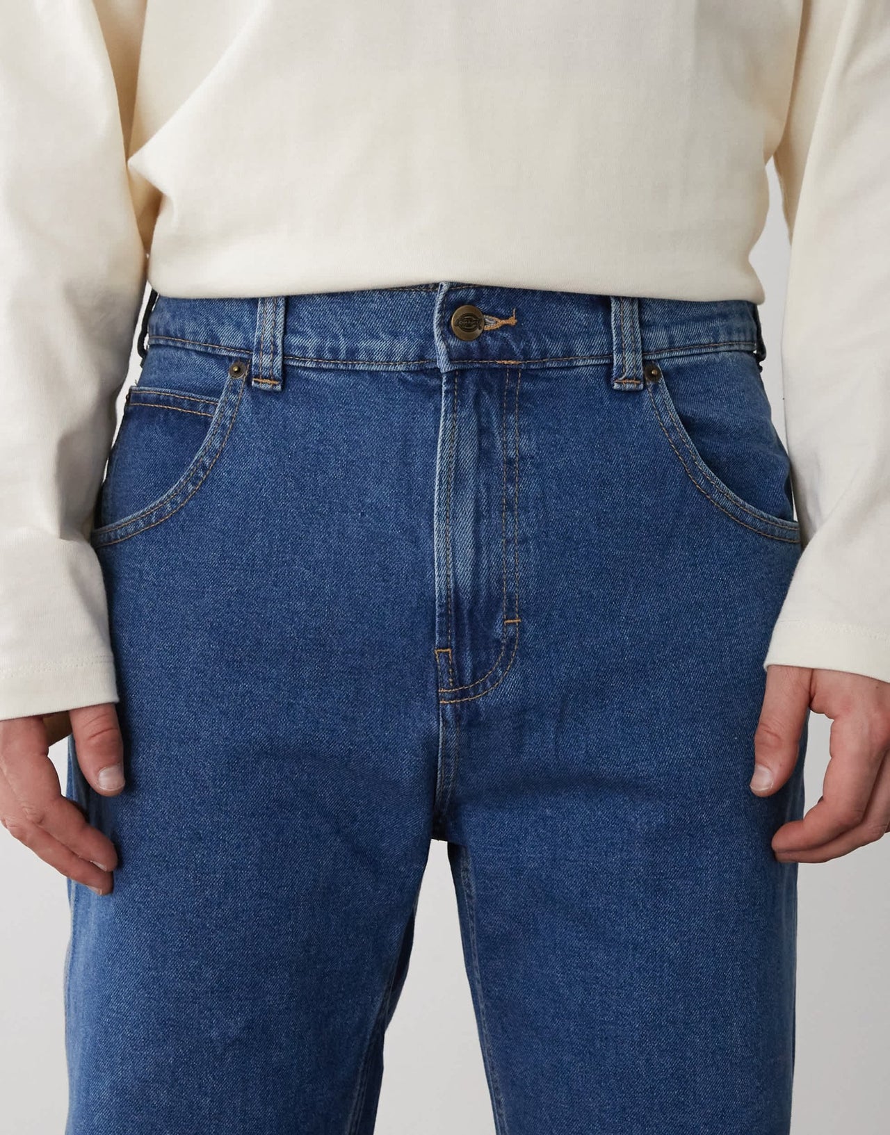 Dickies houston regular fit denim jeans in blue - ASOS Sample Sale