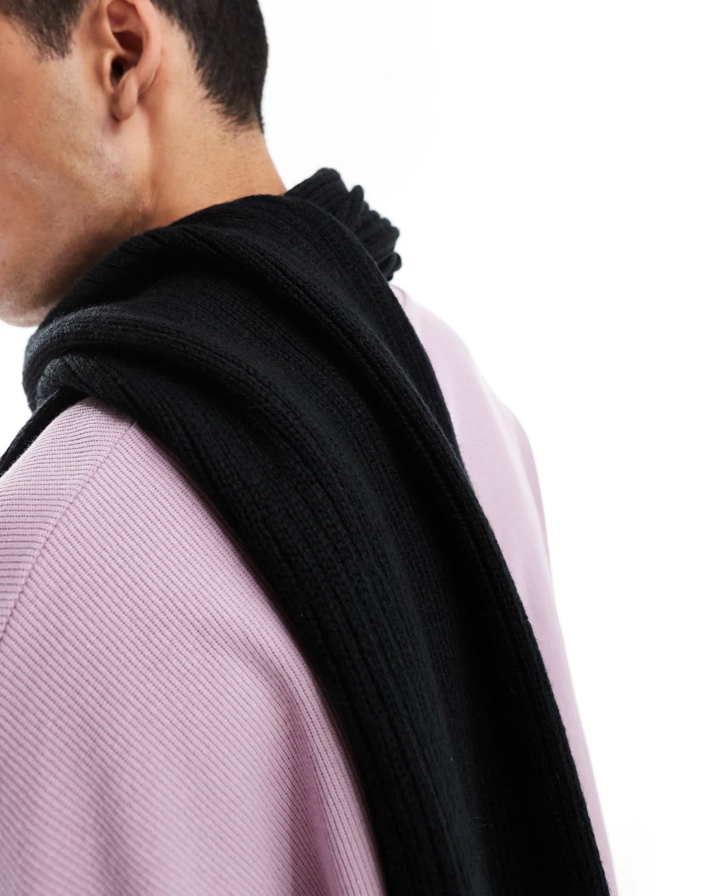 Dickies knitted scarf in black - ASOS Sample Sale