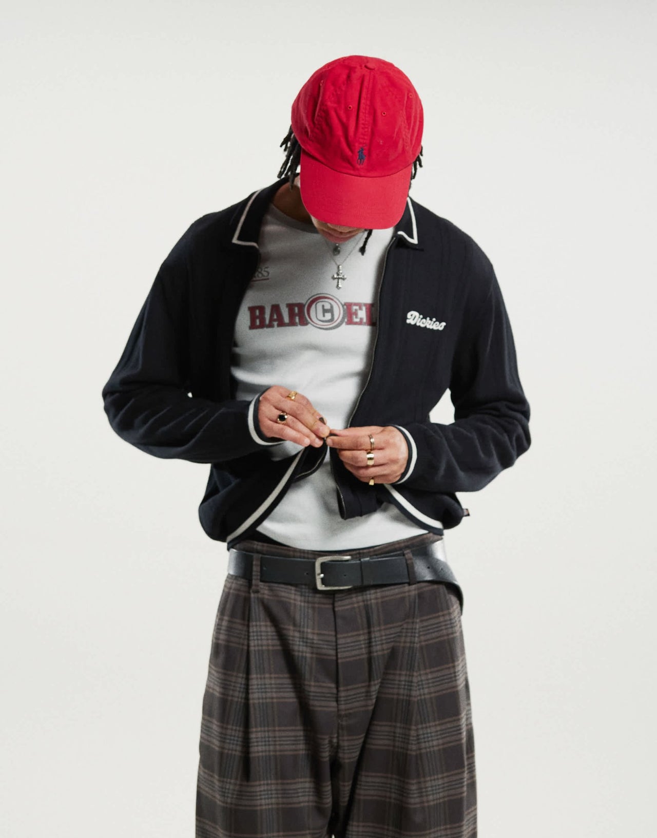 Dickies lewistown striped knitted cardigan in black - ASOS Sample Sale