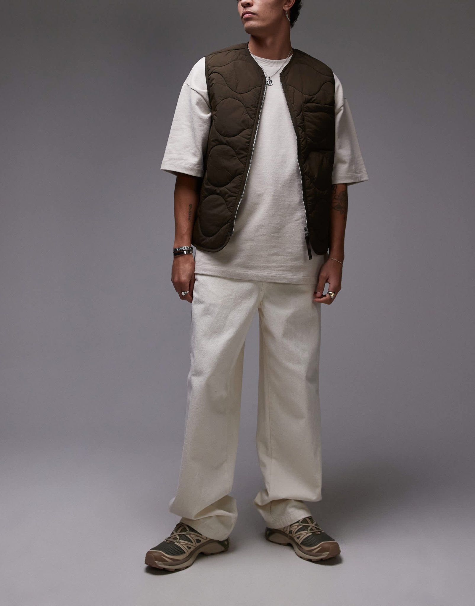 Dickies madison loose fit denim jeans in ecru - ASOS Sample Sale