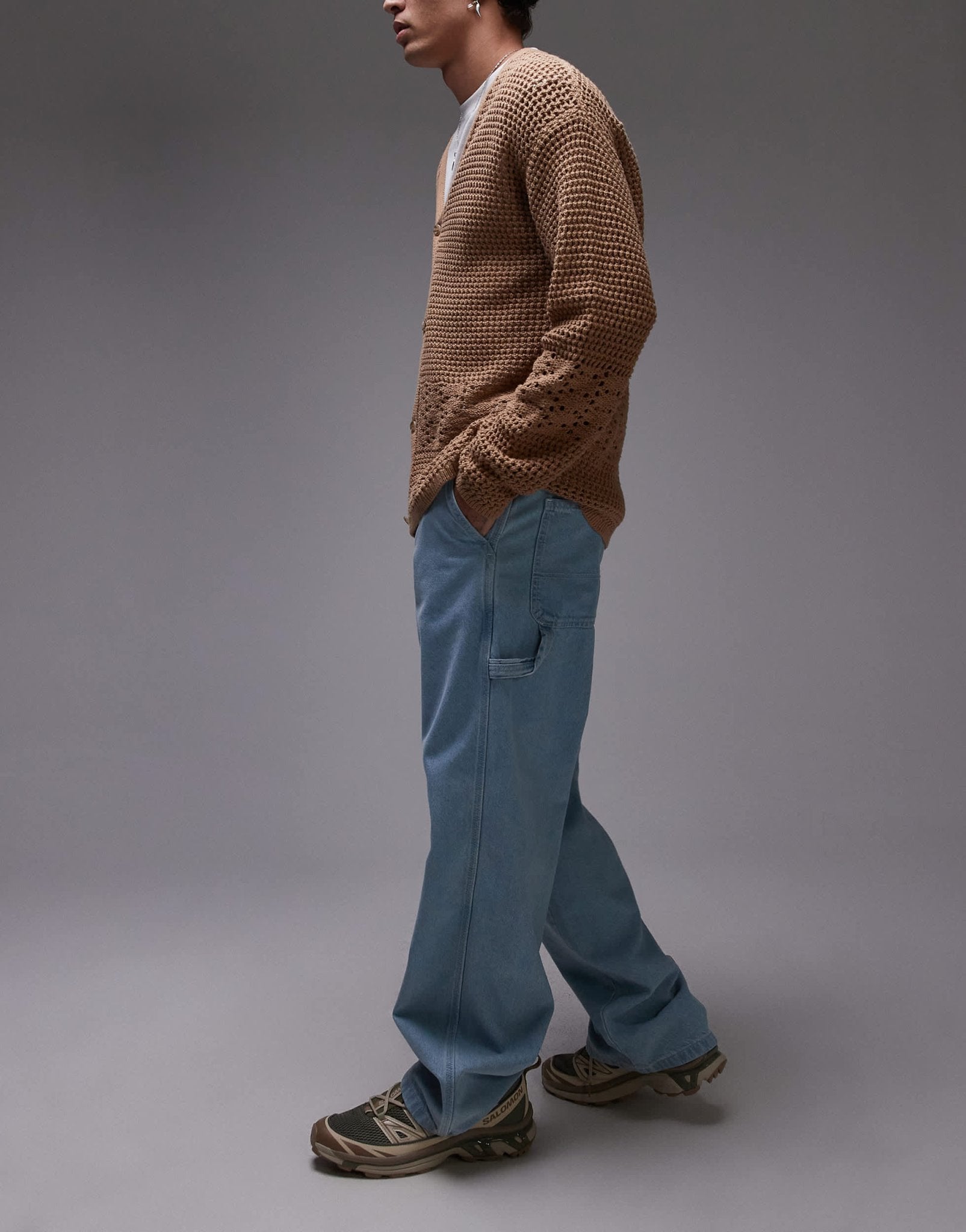 Dickies madison loose fit denim jeans in rinsed blue with fade - ASOS Sample Sale
