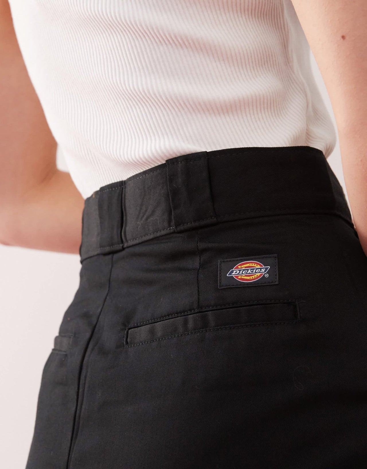Dickies mini work skirt in black - ASOS Sample Sale
