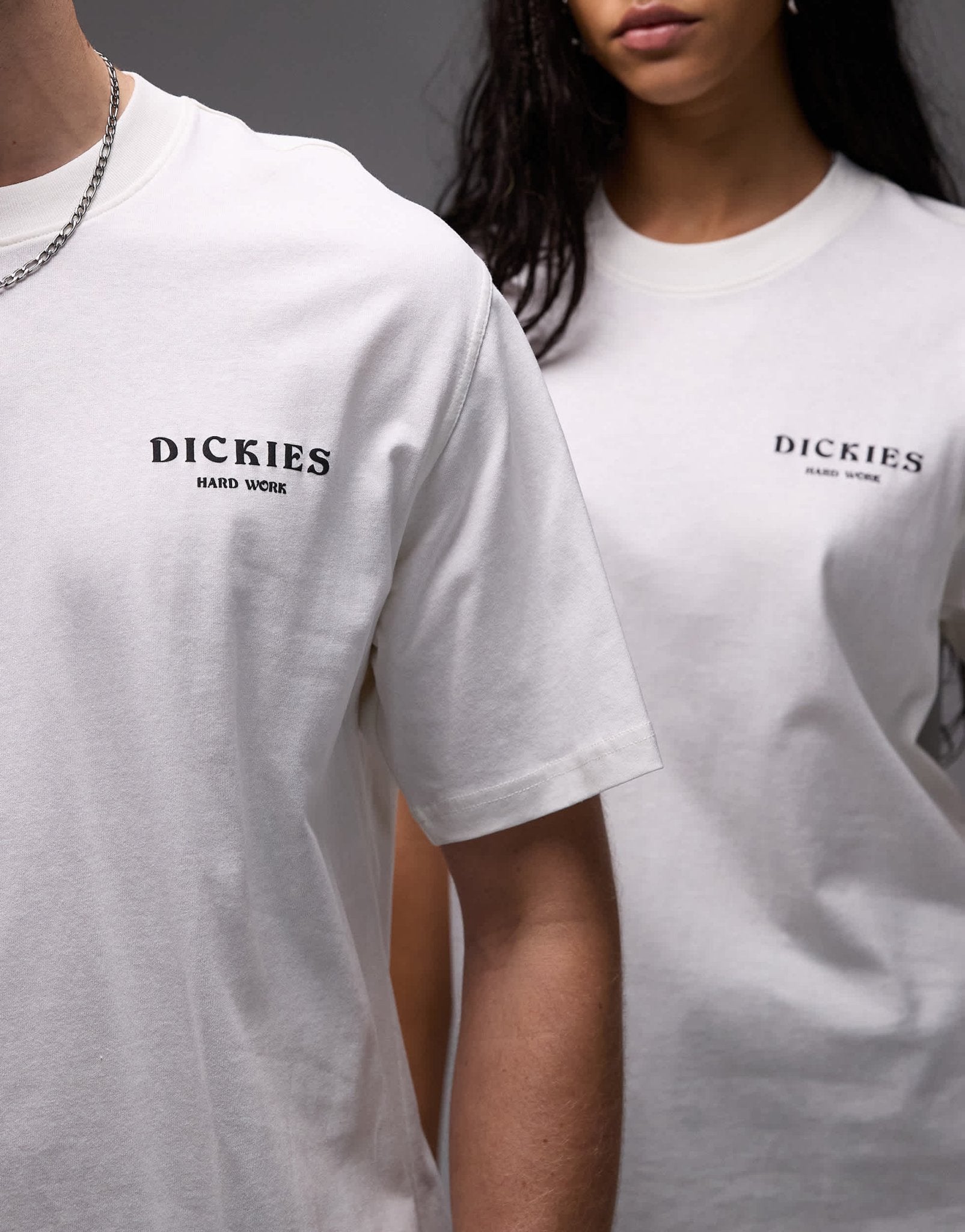 Dickies oatfield graphic back print t-shirt in off white - ASOS Sample Sale