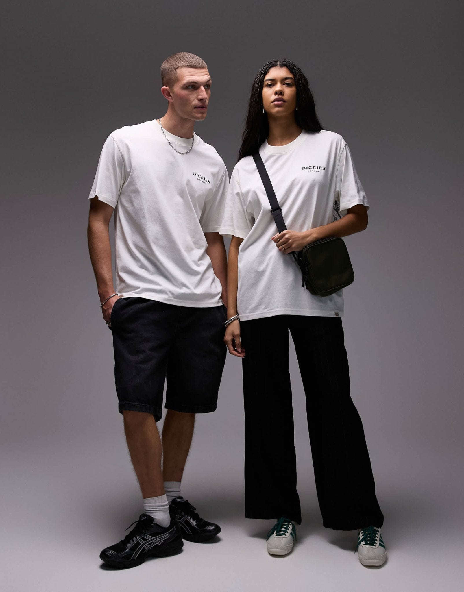 Dickies oatfield graphic back print t-shirt in off white - ASOS Sample Sale