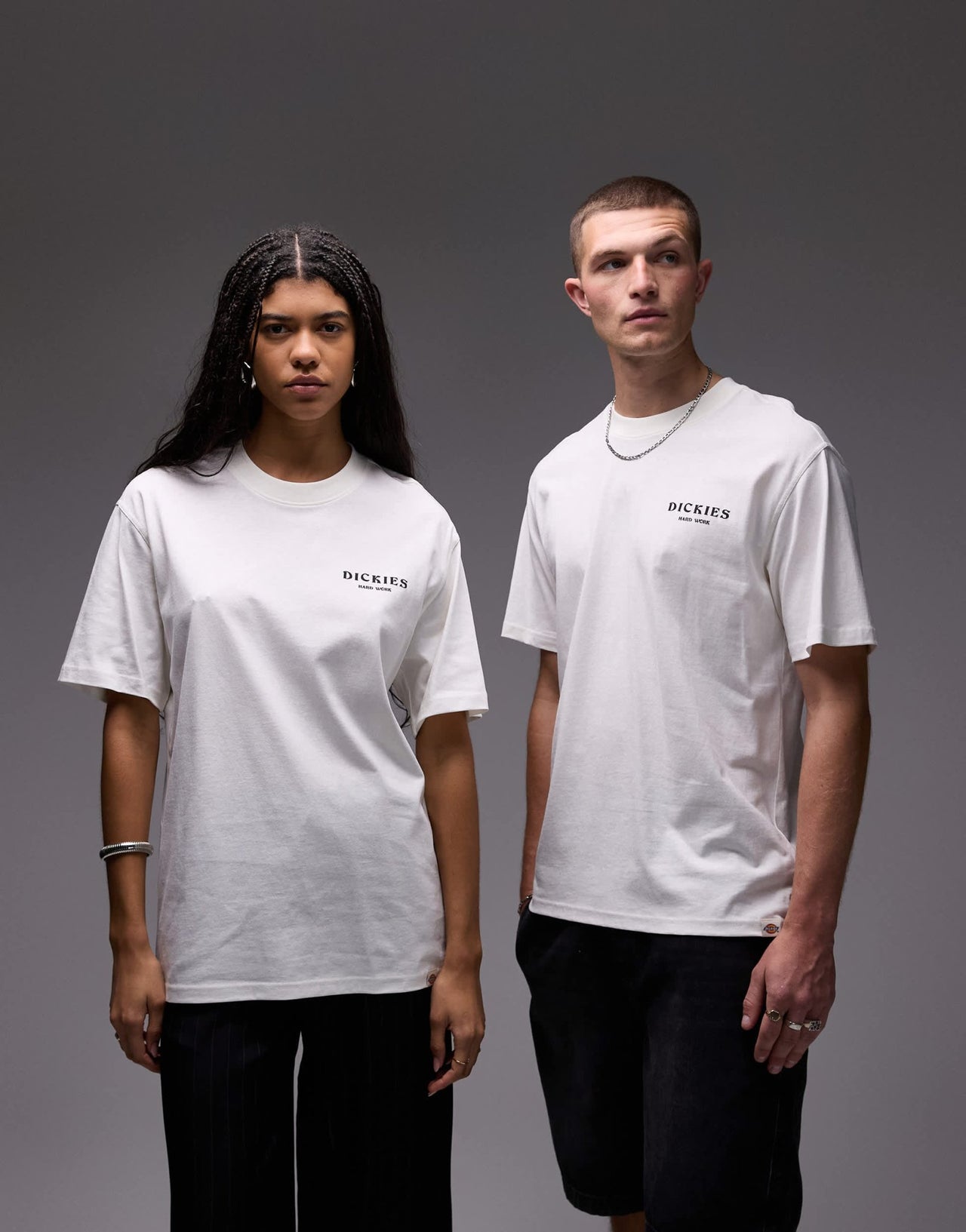 Dickies oatfield graphic back print t-shirt in off white - ASOS Sample Sale