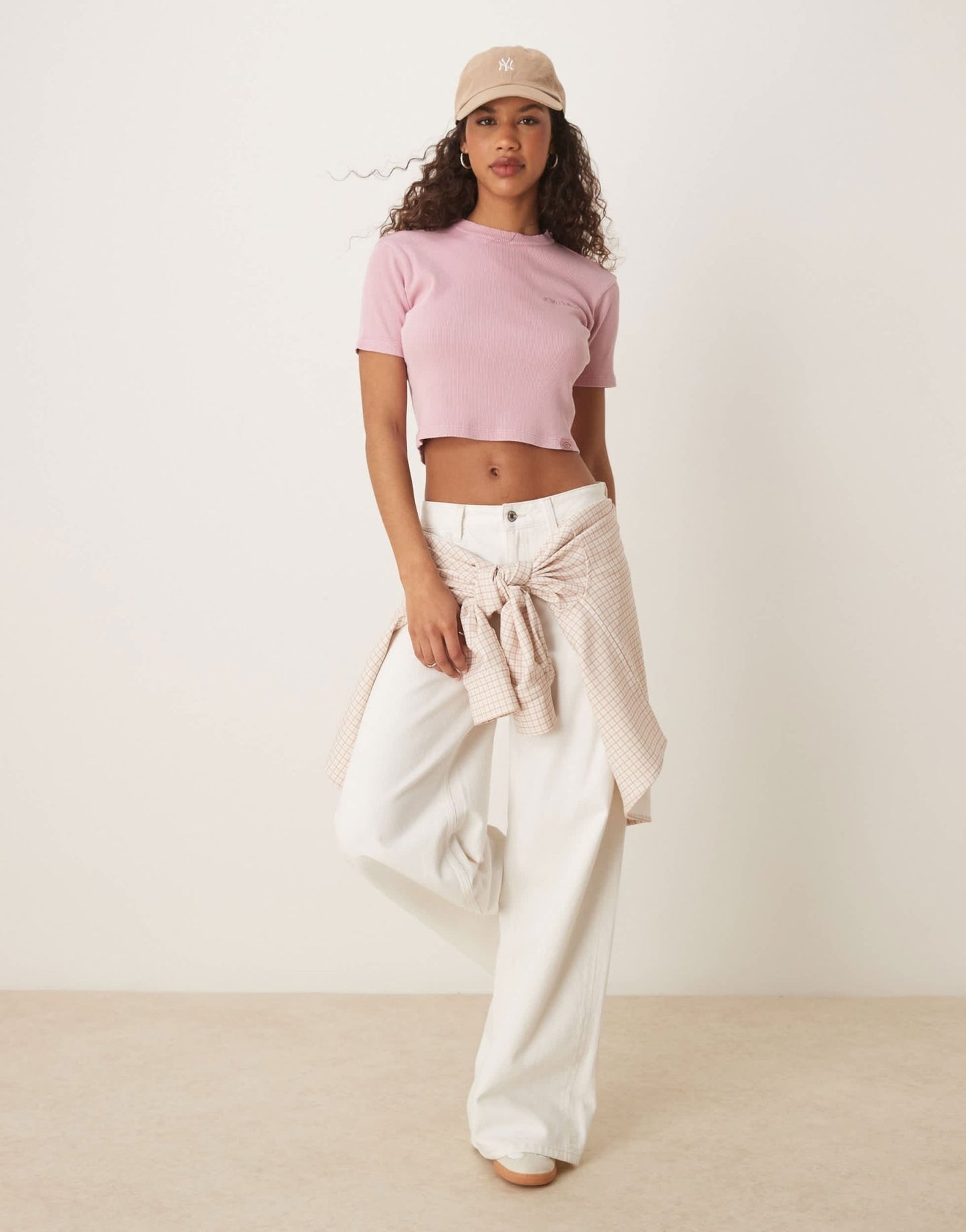 Dickies plentywood baby tee in washed pink - ASOS Sample Sale