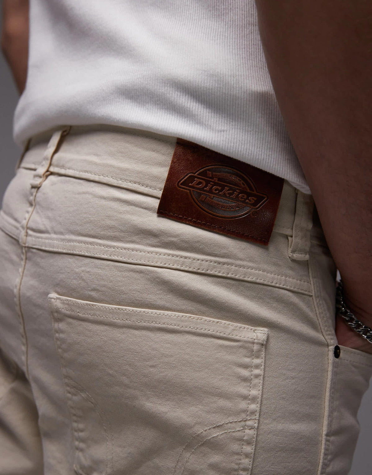 Dickies river ranch western work shorts in off white - ASOS Sample Sale