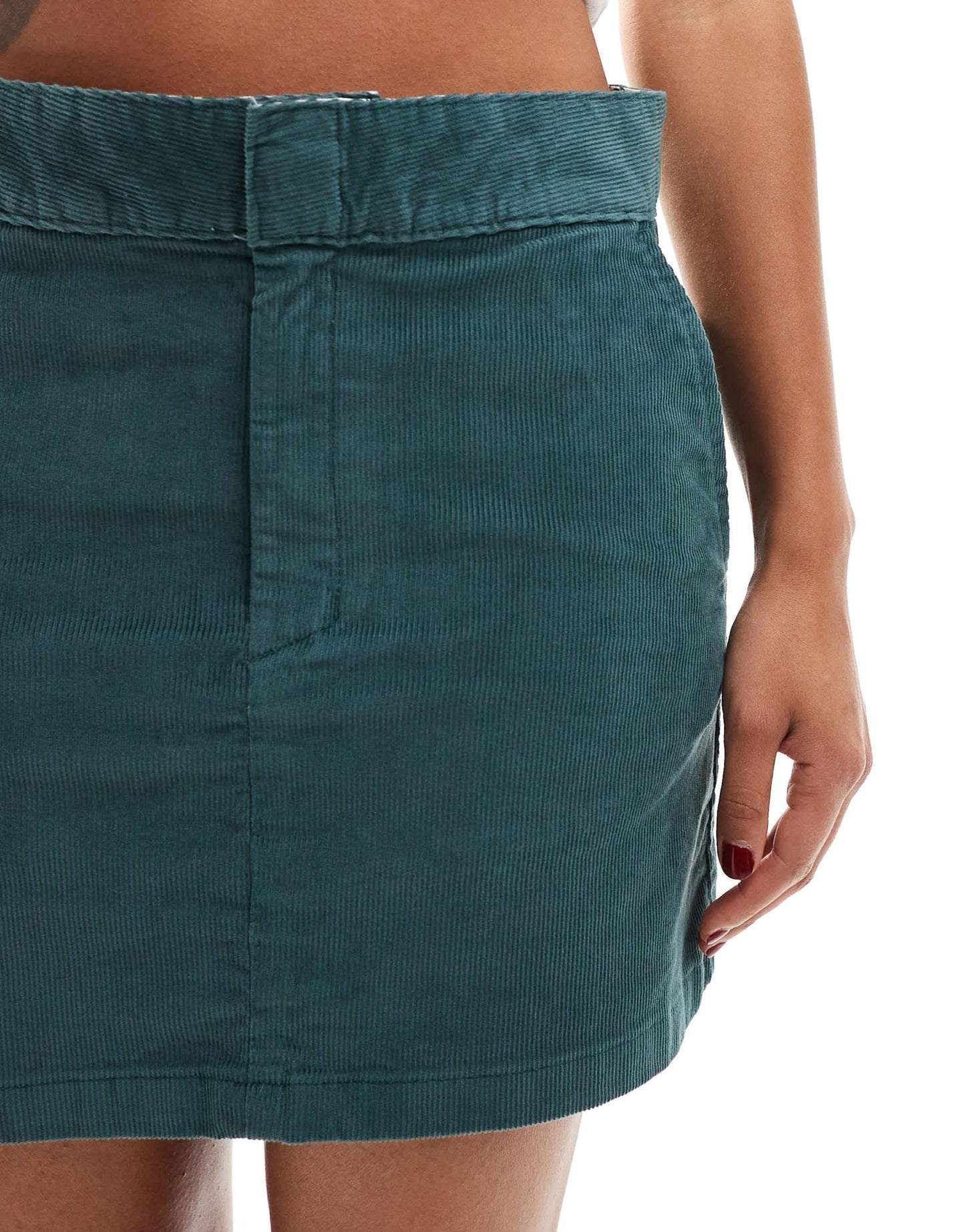 Dickies seasonal cord skirt in dark green - ASOS Sample Sale