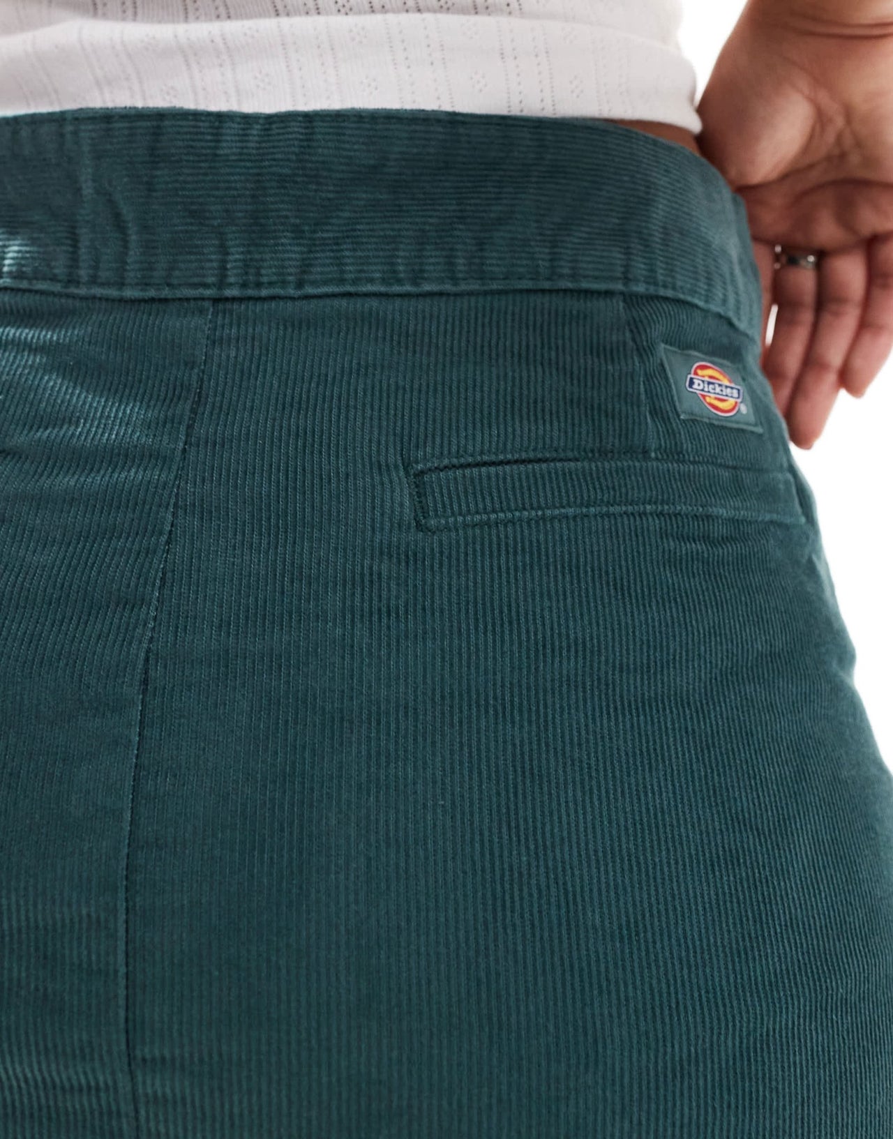 Dickies seasonal cord skirt in dark green - ASOS Sample Sale