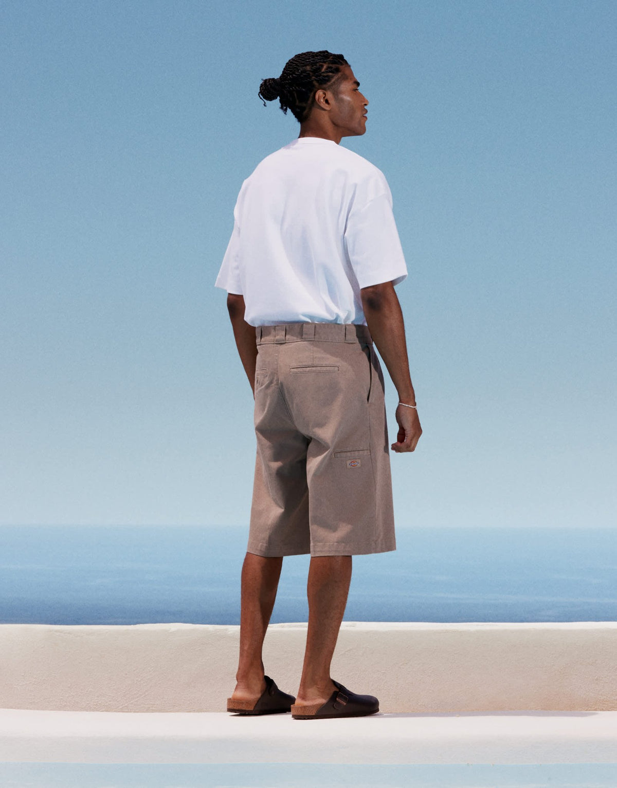 Dickies unionville 13 inch pleated work short in light tan - ASOS Sample Sale